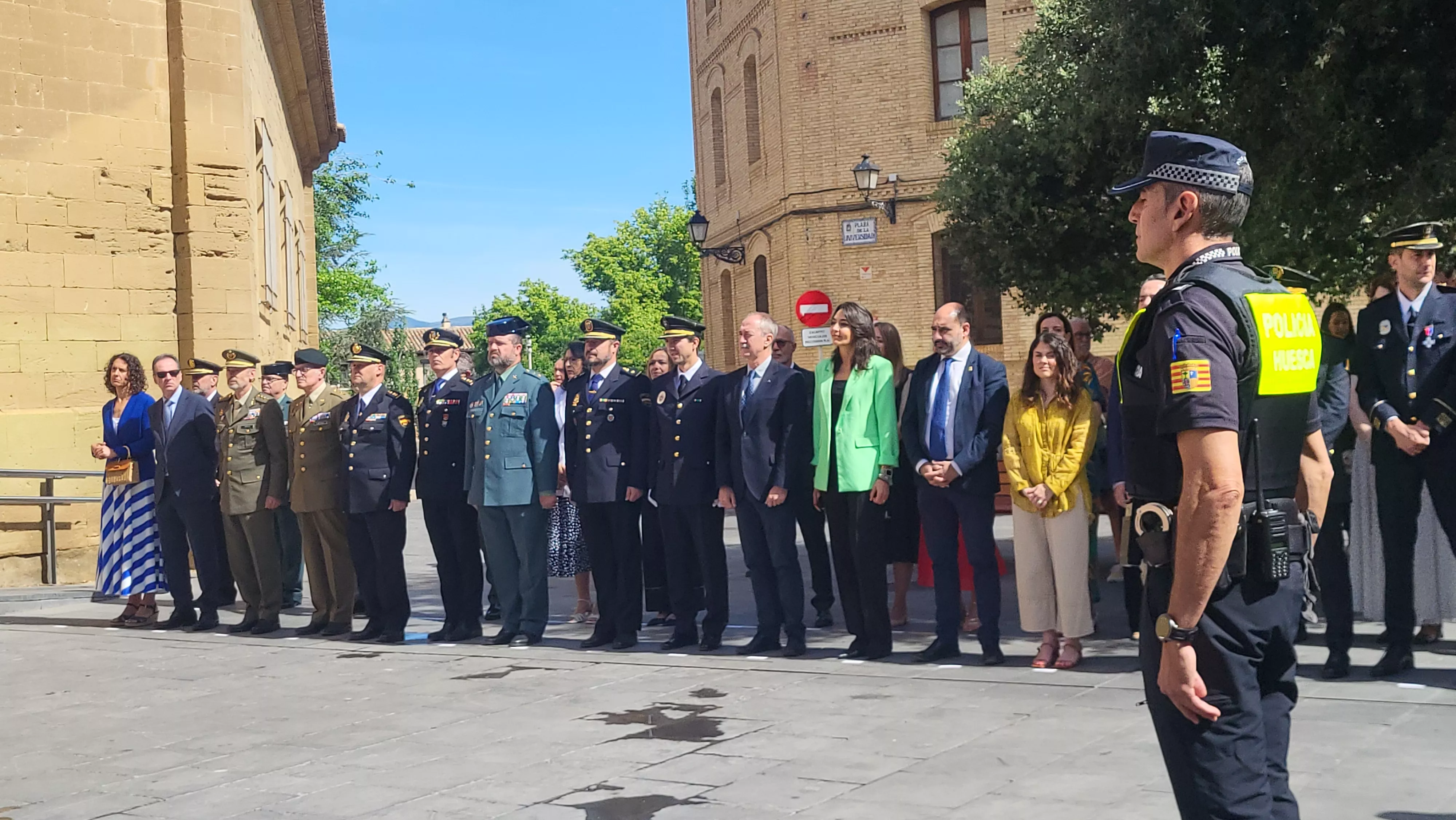 Celebración del 165º aniversario de la Policía Local de Huesca. Foto Mercedes Manterola