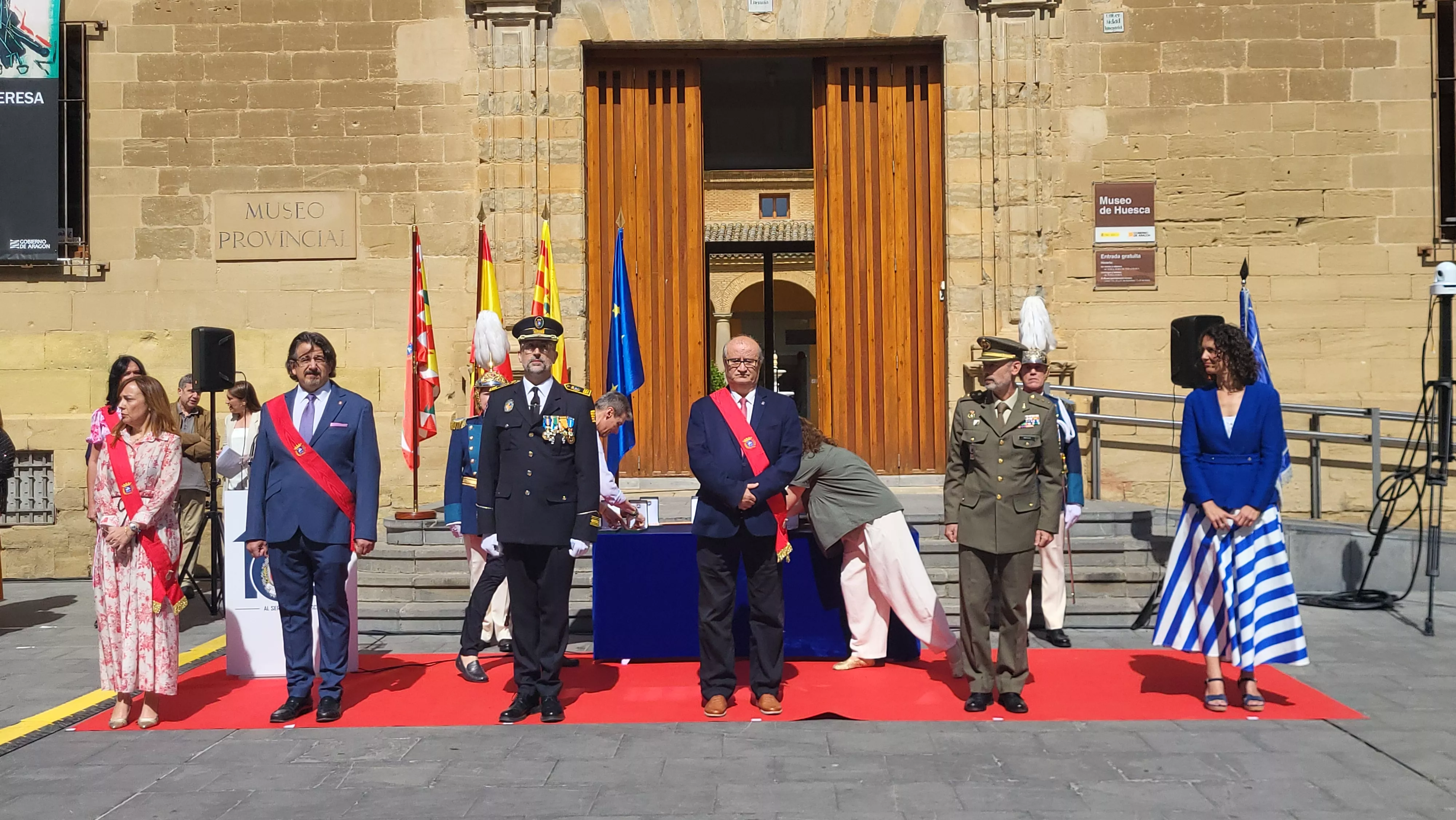 Celebración del 165º aniversario de la Policía Local de Huesca. Foto Mercedes Manterola