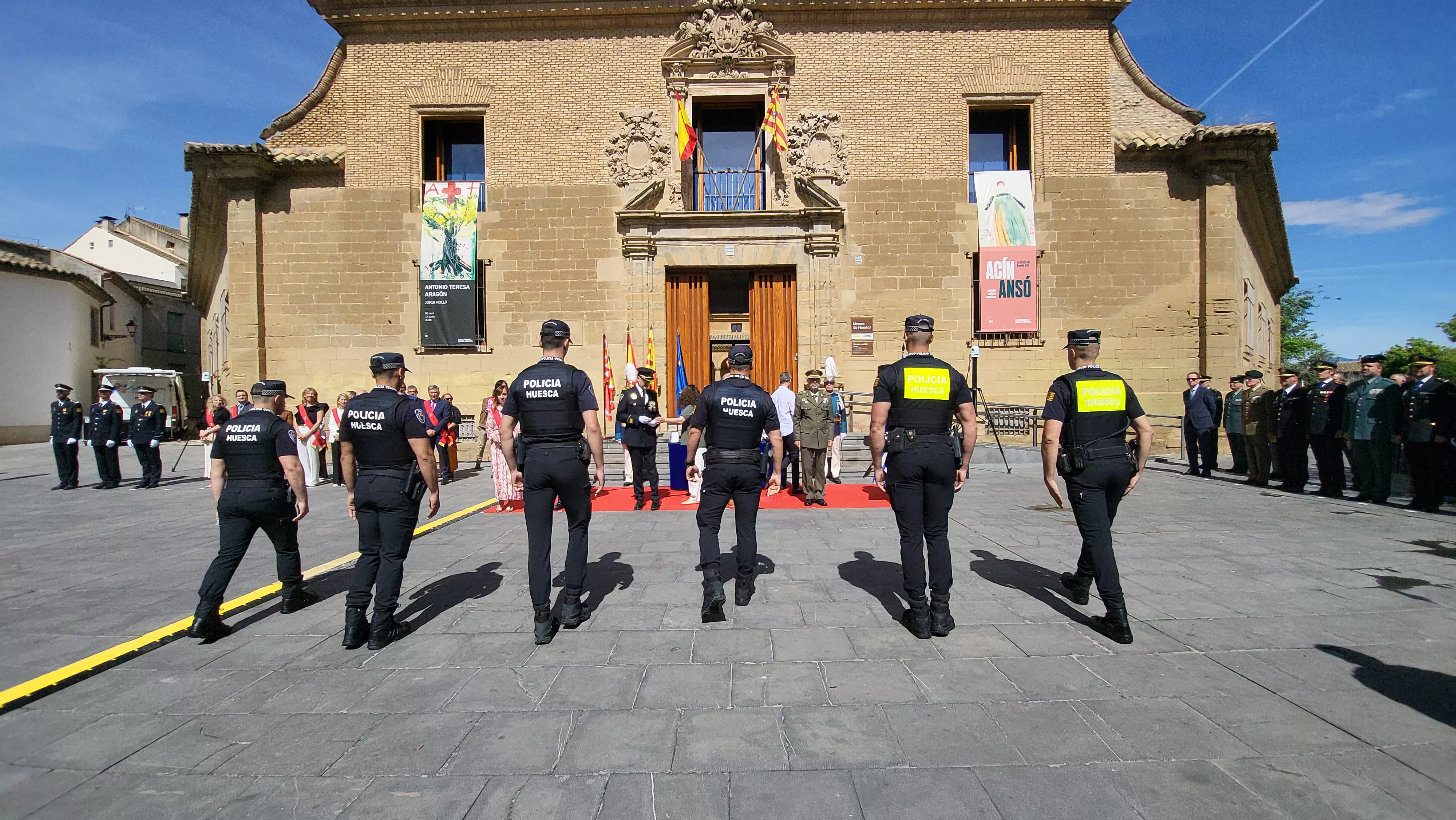 Celebración del 165º aniversario de la Policía Local de Huesca. Foto Mercedes Manterola