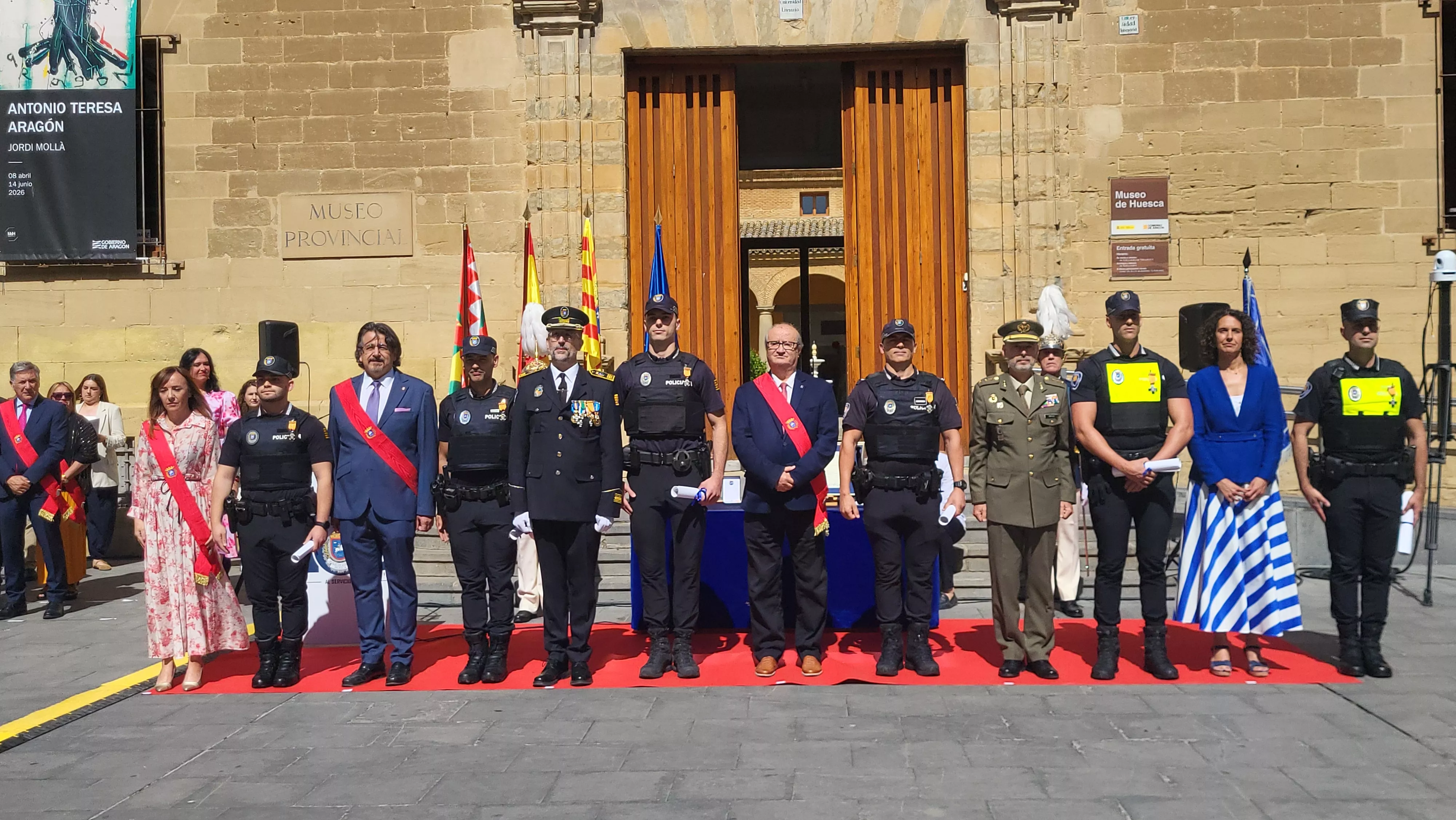 Celebración del 165º aniversario de la Policía Local de Huesca. Foto Mercedes Manterola