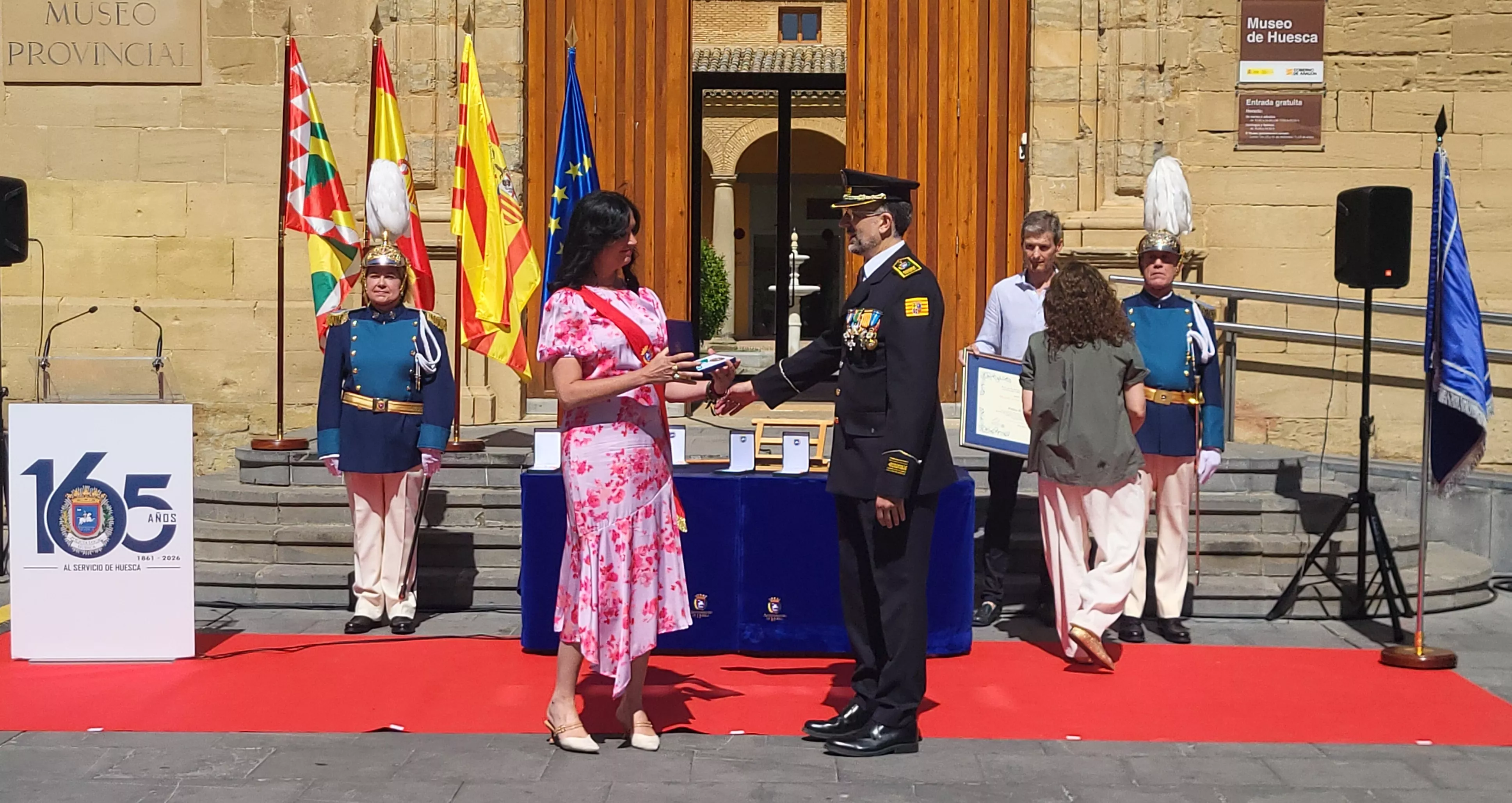 Celebración del 165º aniversario de la Policía Local de Huesca. Foto Mercedes Manterola