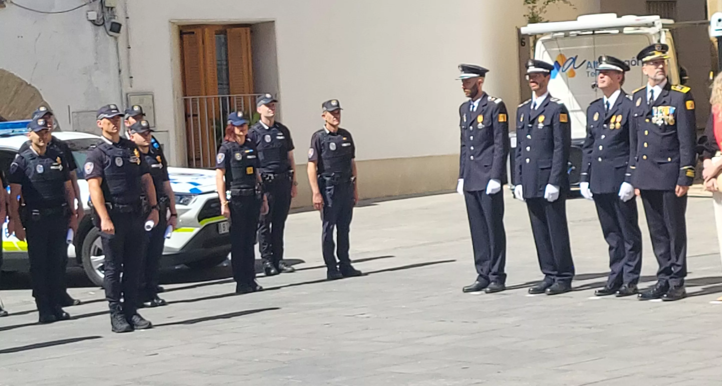 Celebración del 165º aniversario de la Policía Local de Huesca. Foto Mercedes Manterola