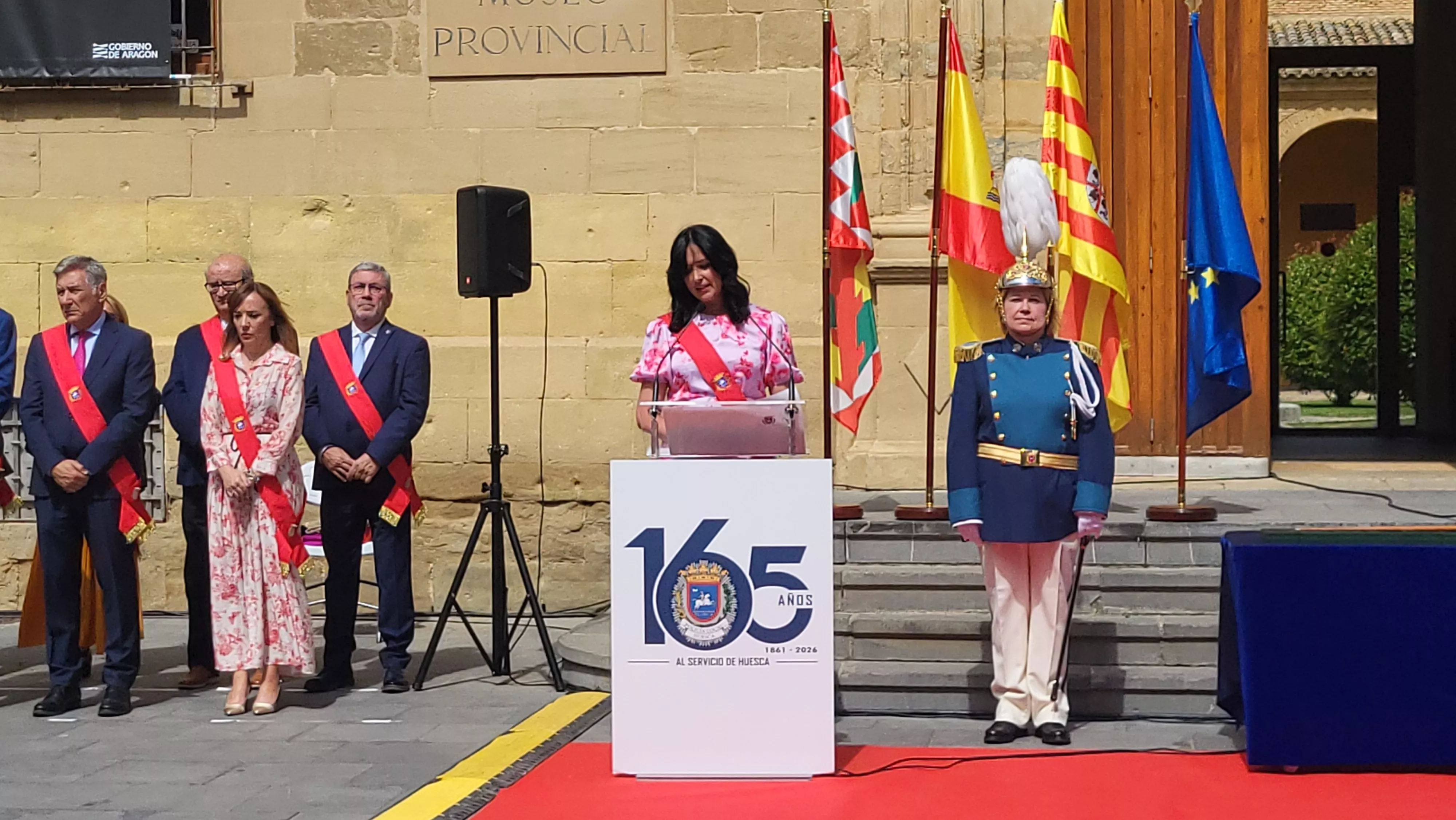 Celebración del 165º aniversario de la Policía Local de Huesca. Foto Mercedes Manterola