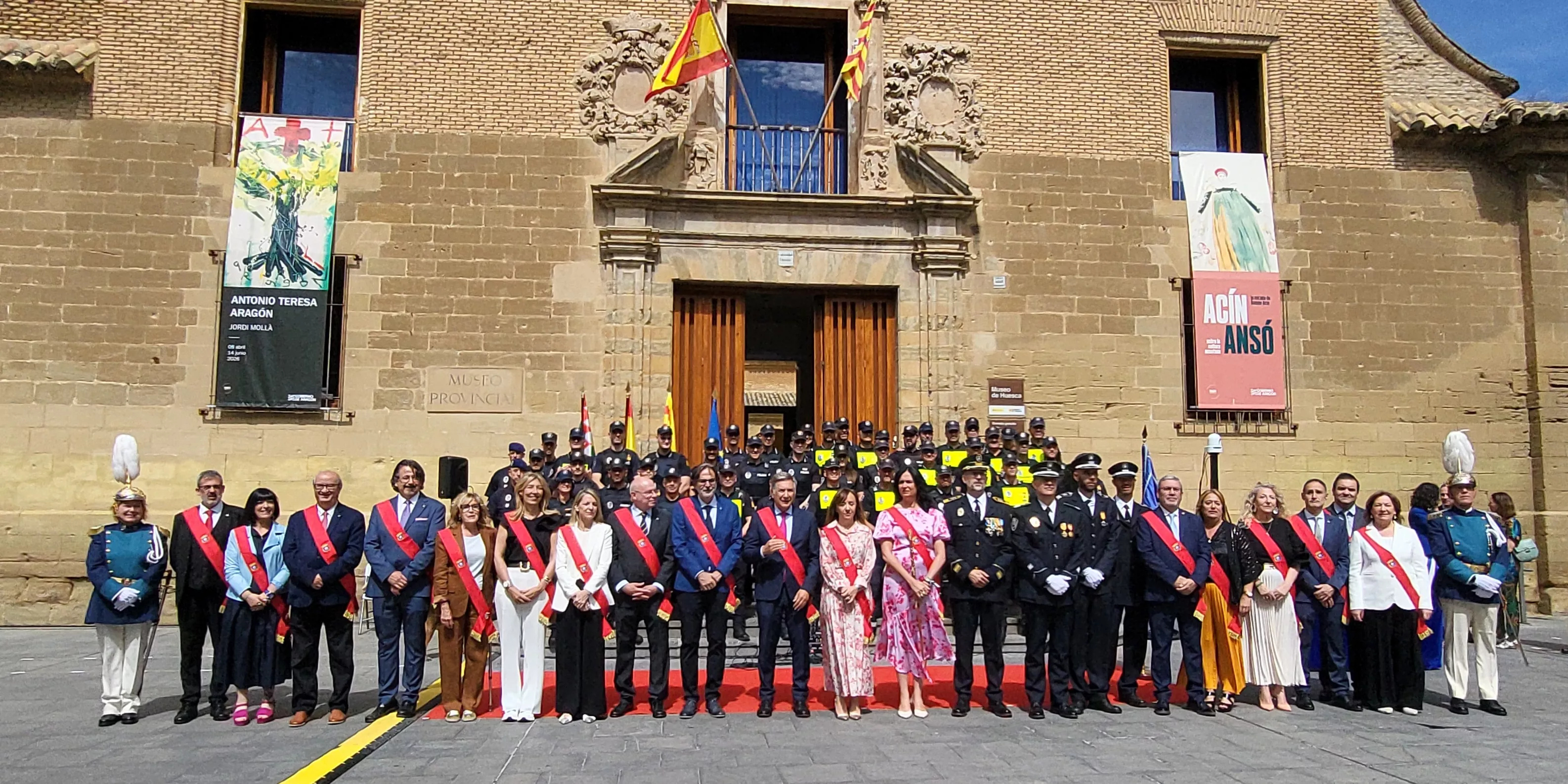 Celebración del 165º aniversario de la Policía Local de Huesca. Foto Mercedes Manterola