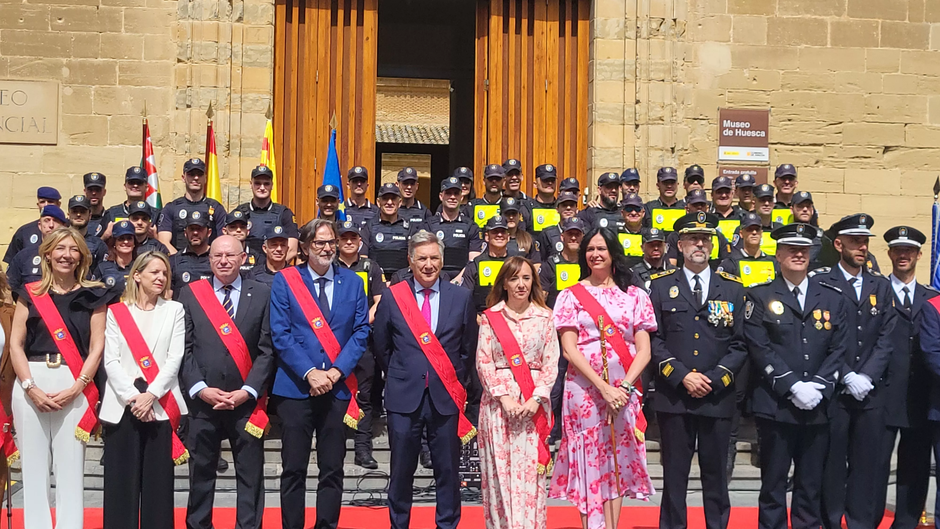 Celebración del 165º aniversario de la Policía Local de Huesca. Foto Mercedes Manterola