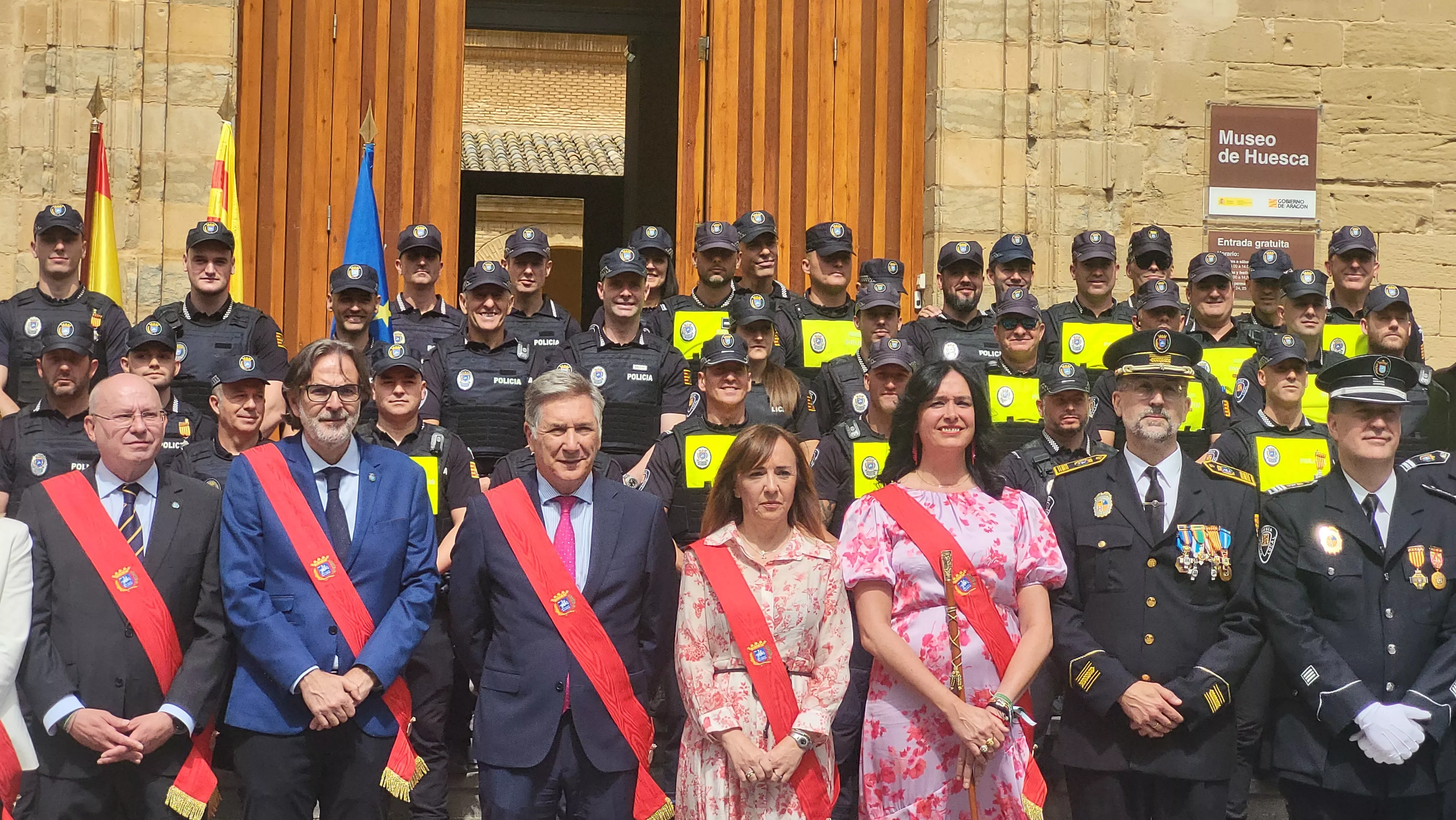 Celebración del 165º aniversario de la Policía Local de Huesca. Foto Mercedes Manterola