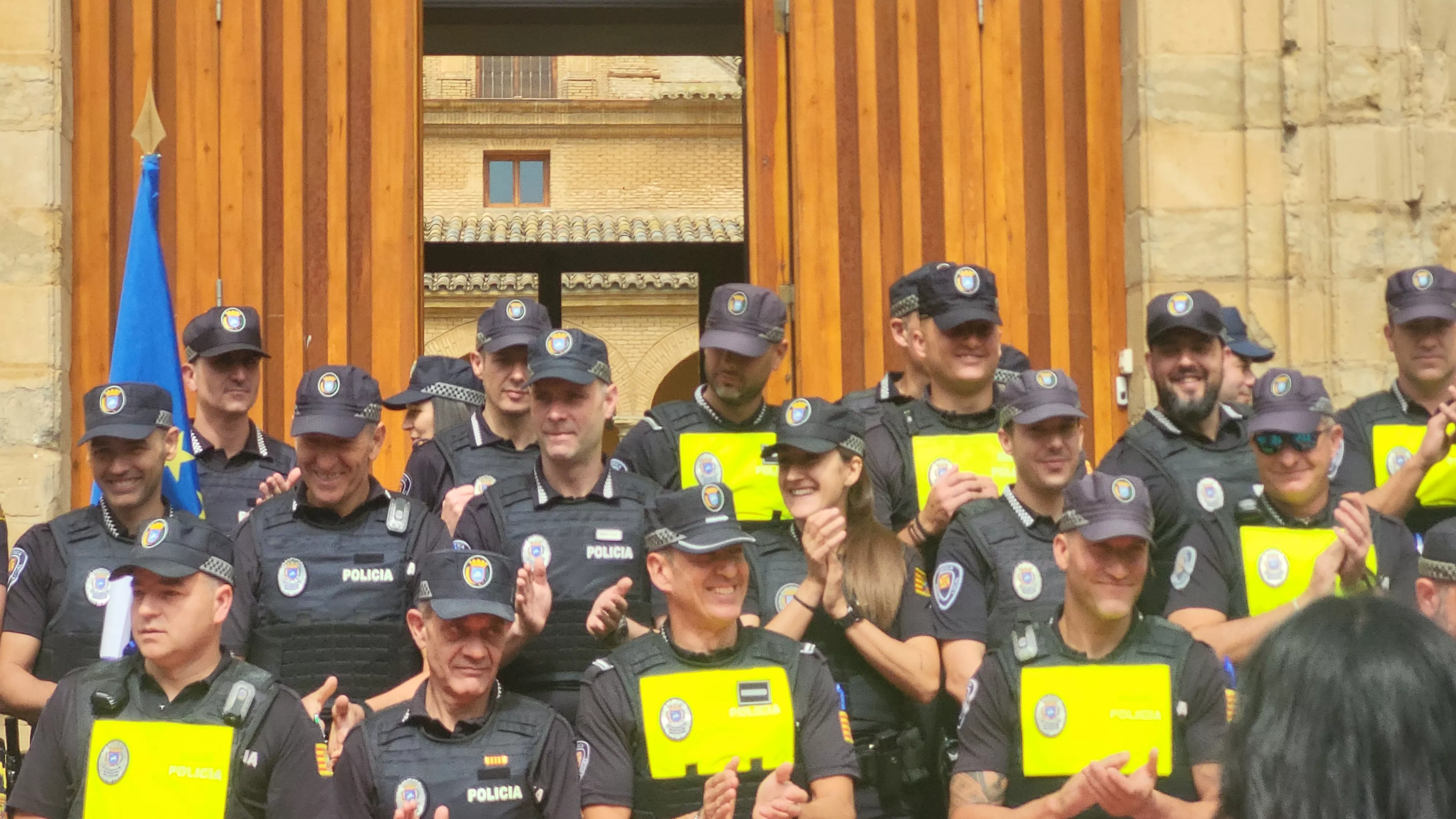 Celebración del 165º aniversario de la Policía Local de Huesca. Foto Mercedes Manterola