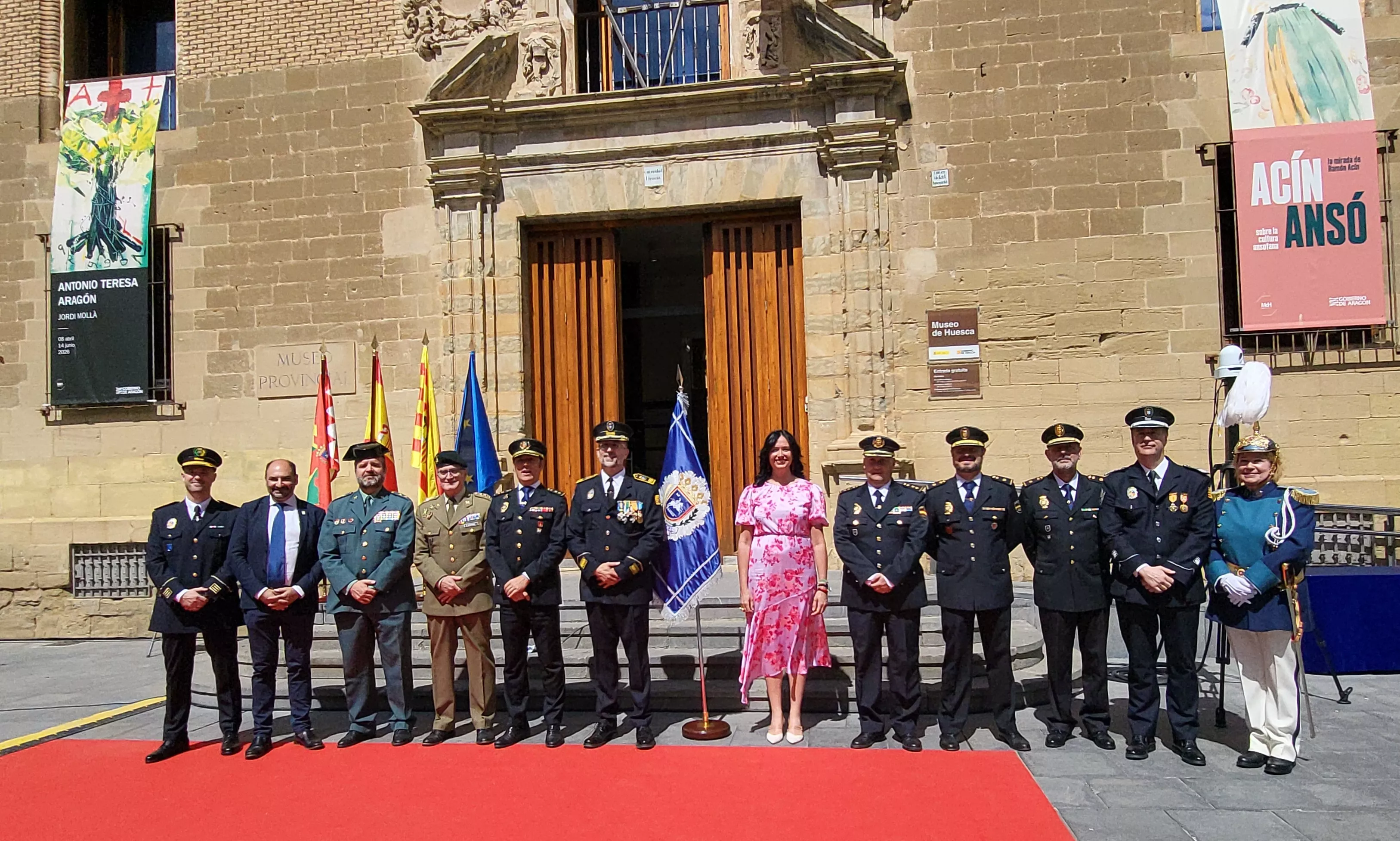 Celebración del 165º aniversario de la Policía Local de Huesca. Foto Mercedes Manterola