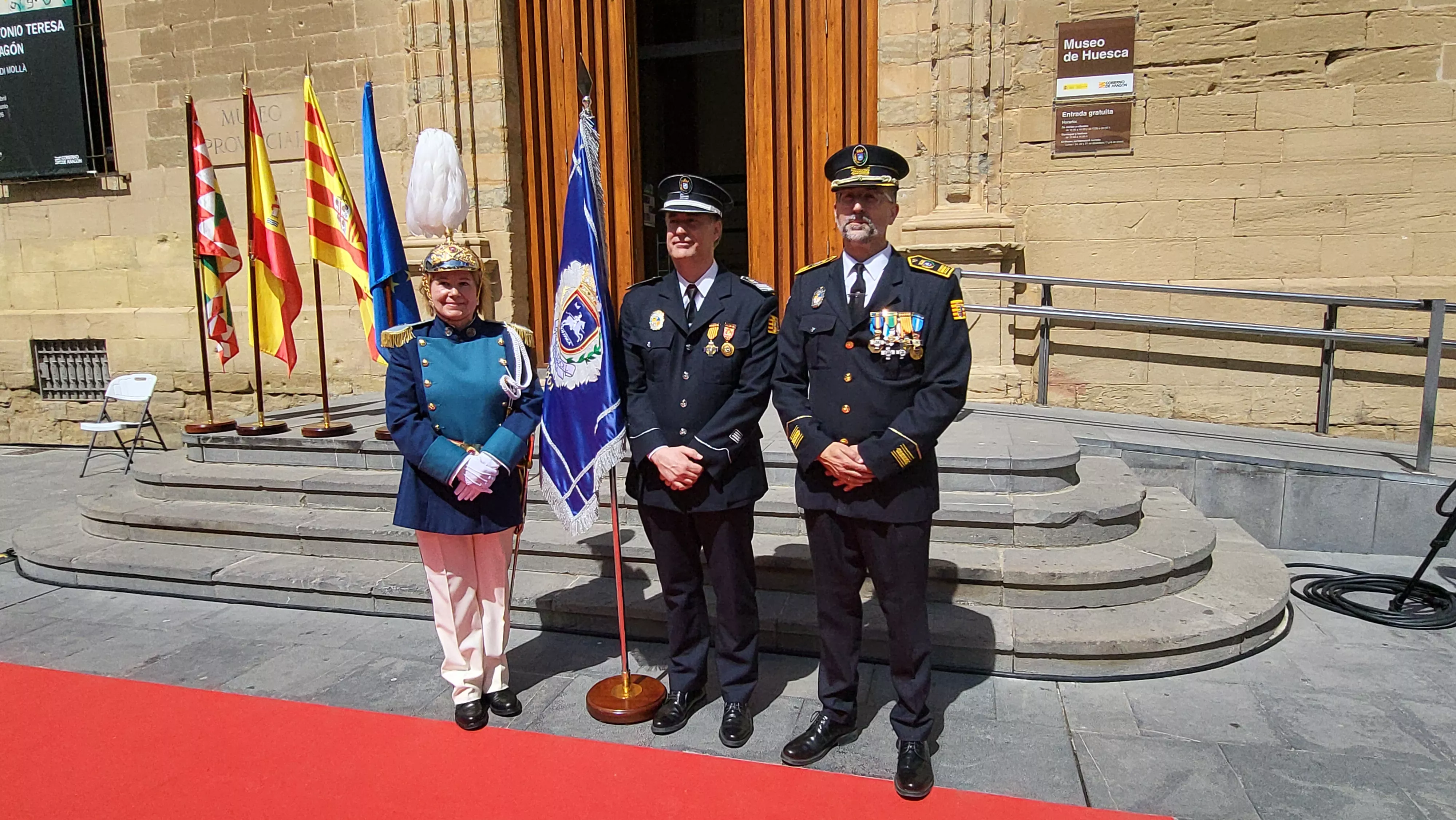 Celebración del 165º aniversario de la Policía Local de Huesca. Foto Mercedes Manterola