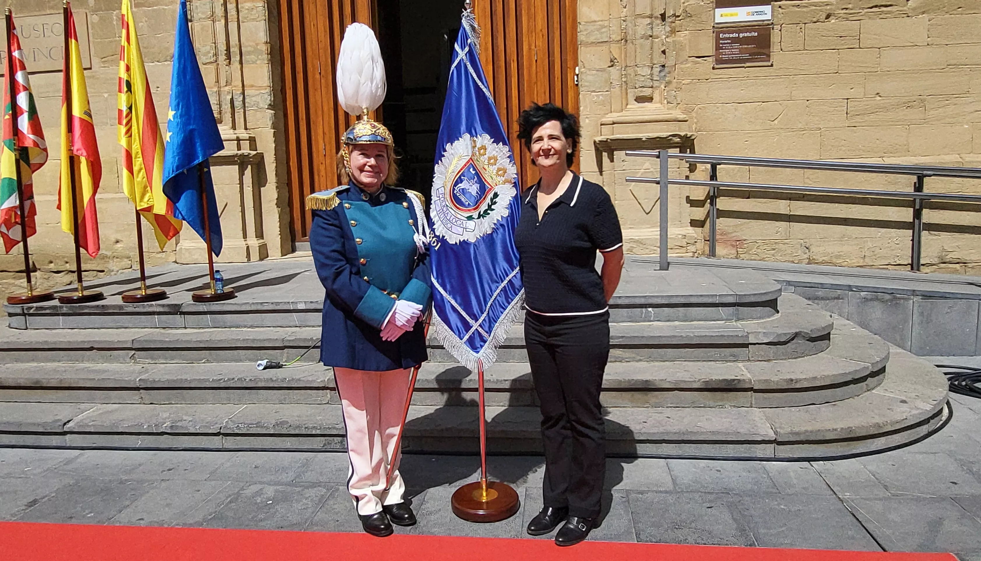 Celebración del 165º aniversario de la Policía Local de Huesca. Foto Mercedes Manterola