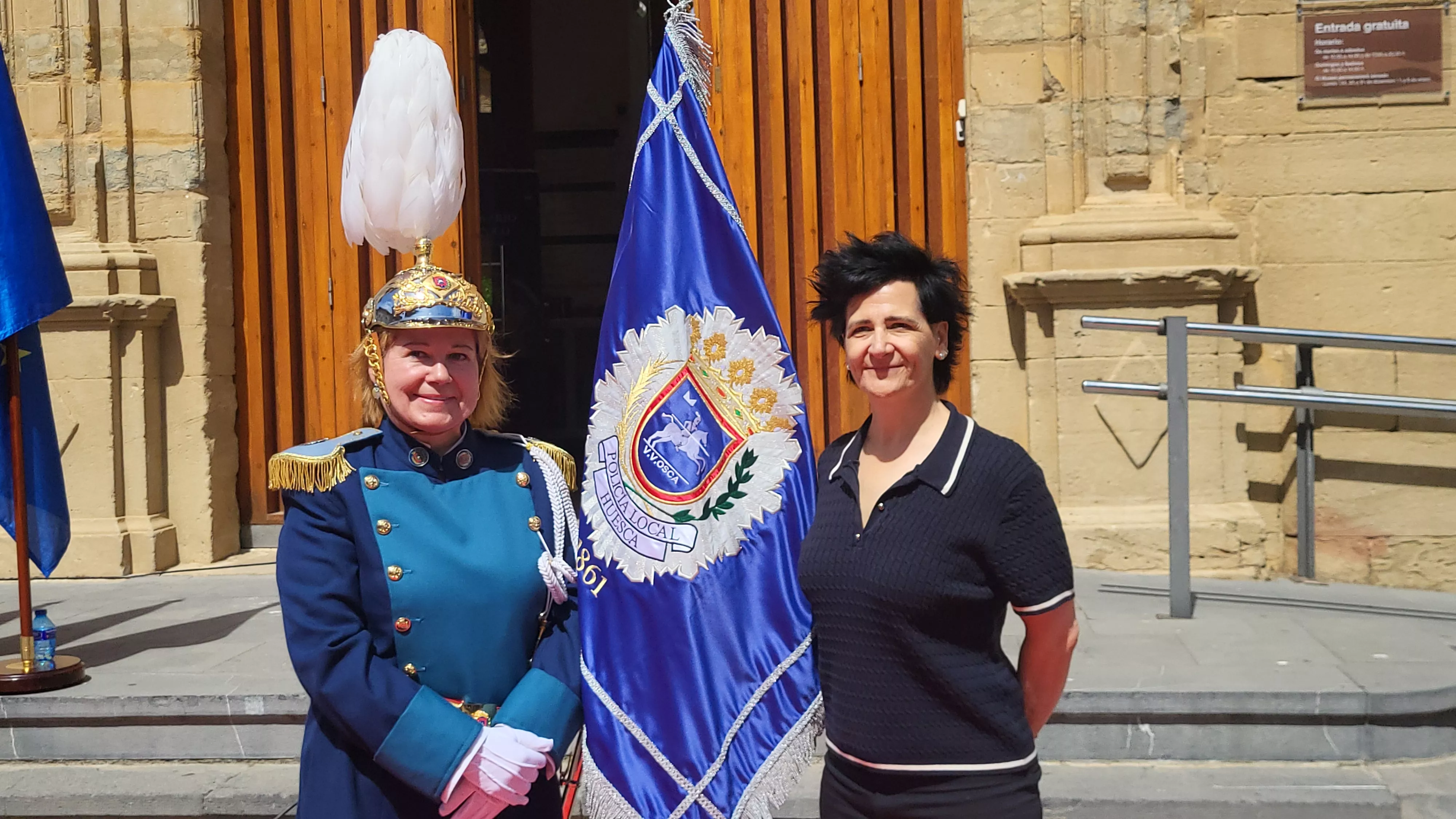 Celebración del 165º aniversario de la Policía Local de Huesca. Foto Mercedes Manterola