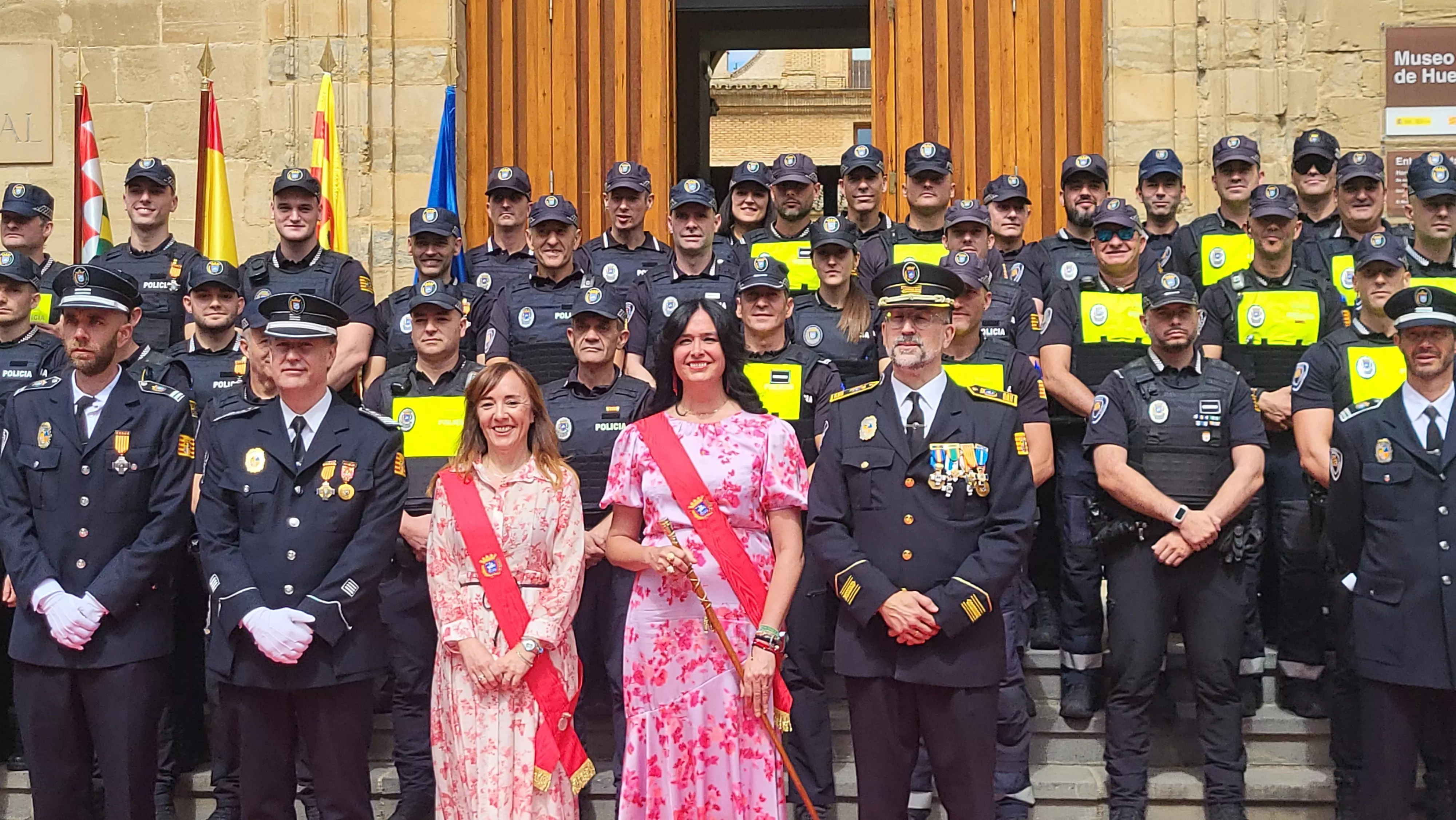 Celebración del 165º aniversario de la Policía Local de Huesca. Foto Mercedes Manterola