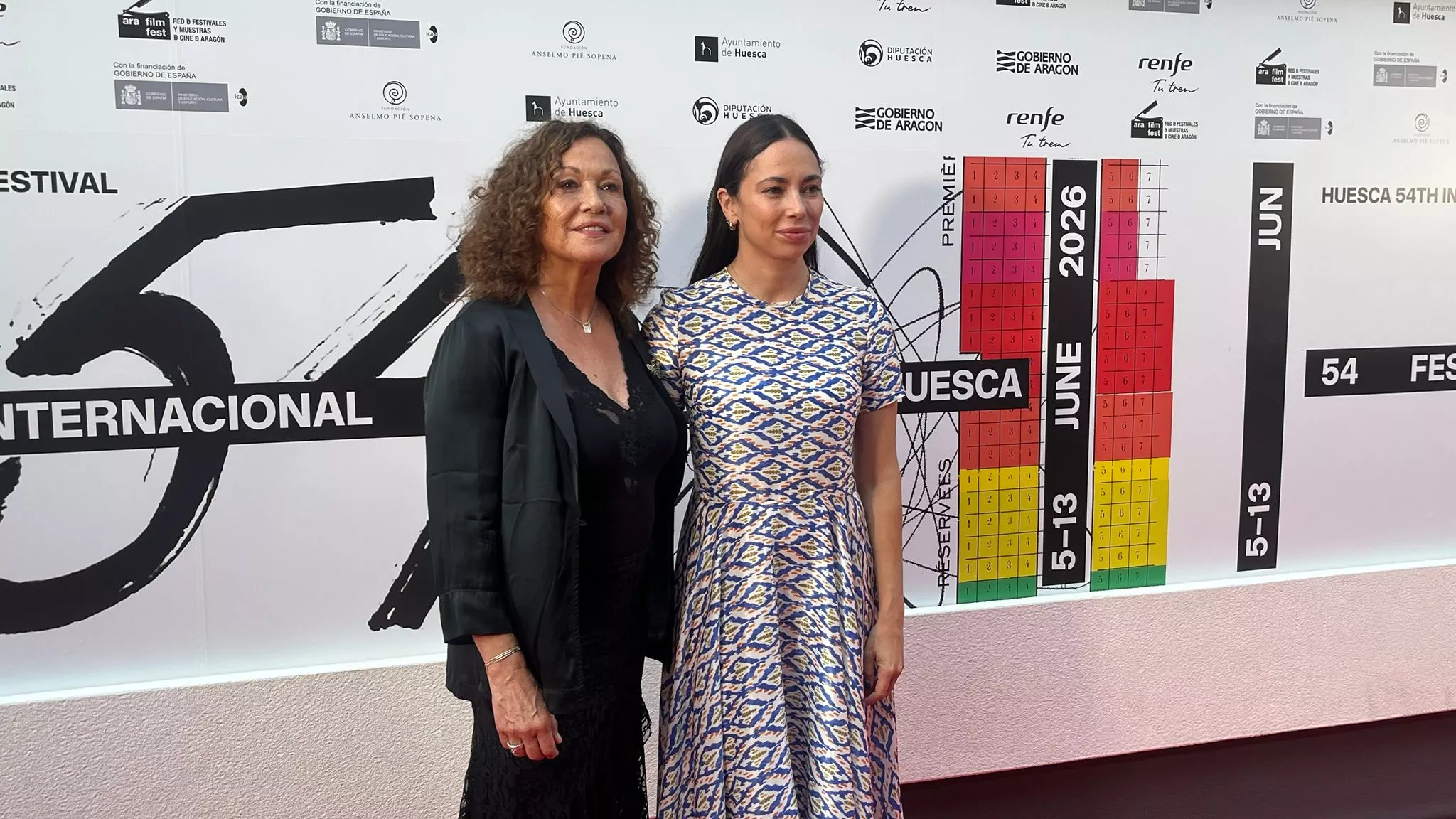 Alfombra roja del Festival Internacional de Cine de Huesca. Foto Mercedes Manterola