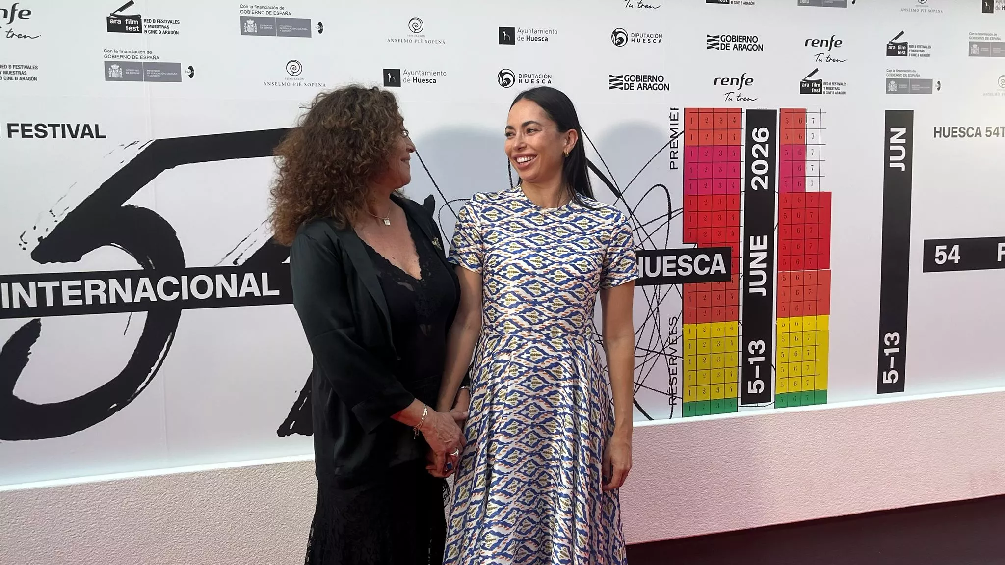Alfombra roja del Festival Internacional de Cine de Huesca. Foto Mercedes Manterola