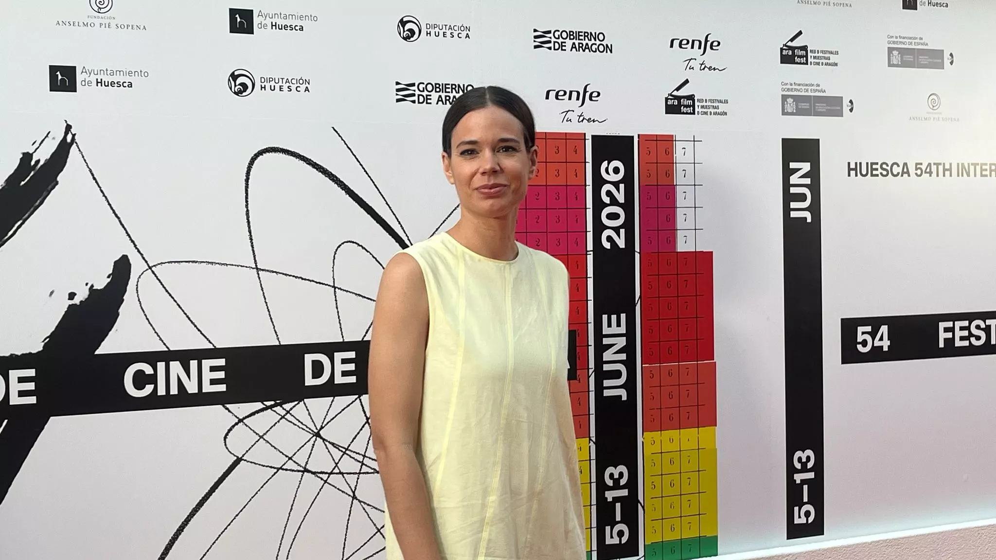Alfombra roja del Festival Internacional de Cine de Huesca. Foto Mercedes Manterola