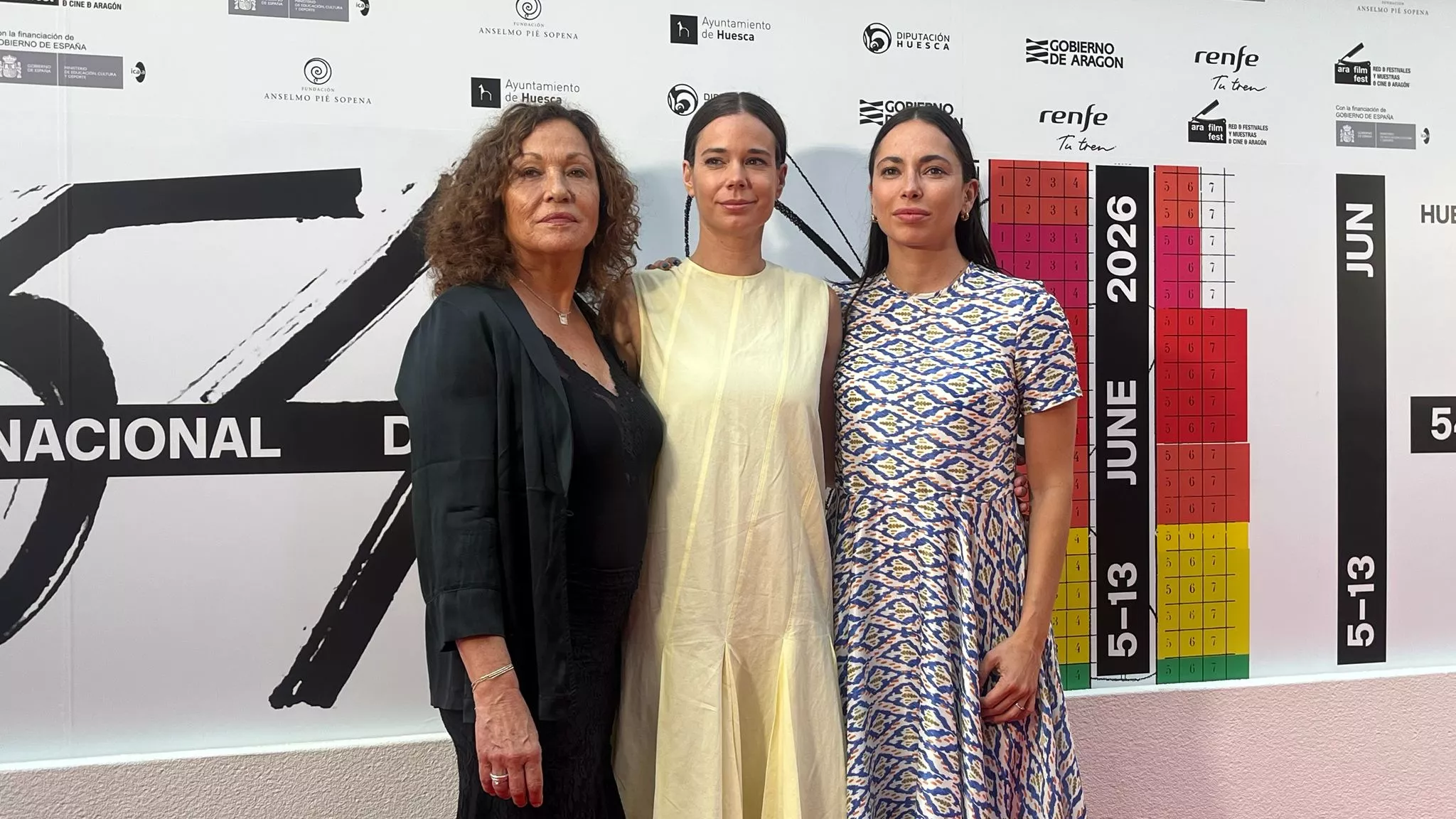 Alfombra roja del Festival Internacional de Cine de Huesca. Foto Mercedes Manterola