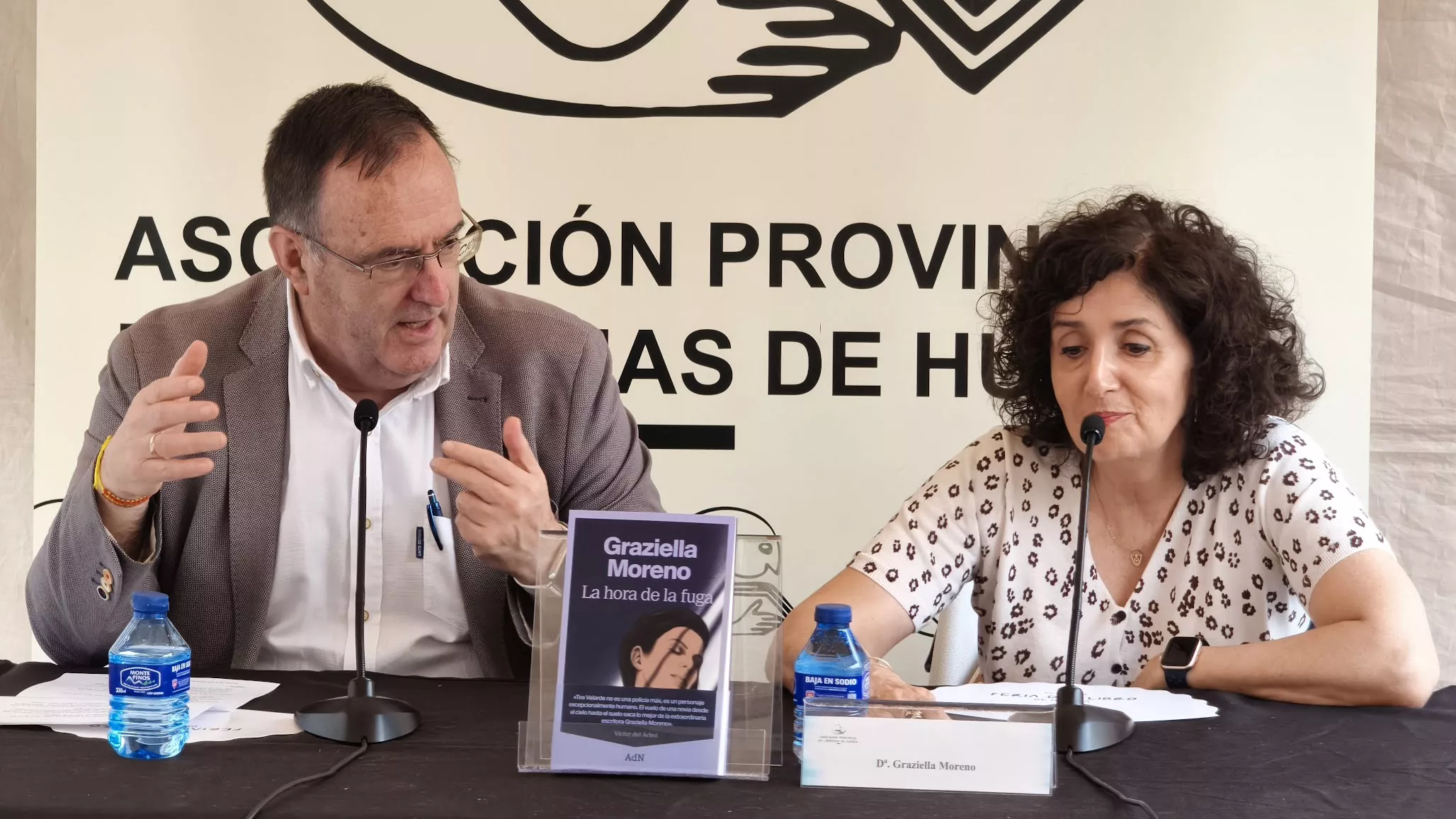 Javier García Antón y Graziella Moreno. Foto María José Sampietro