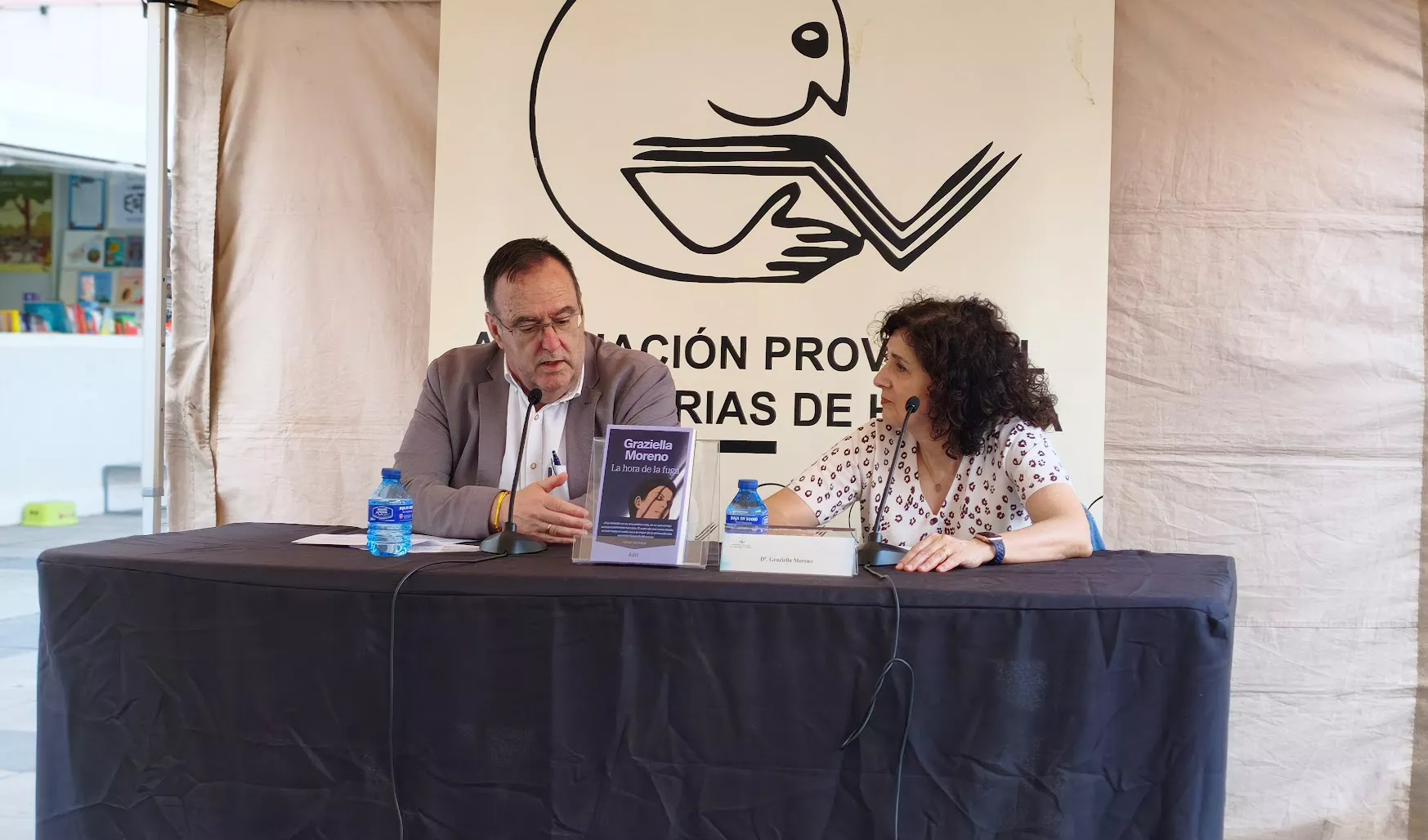 Javier García Antón y Graziella Moreno. Foto María José Sampietro