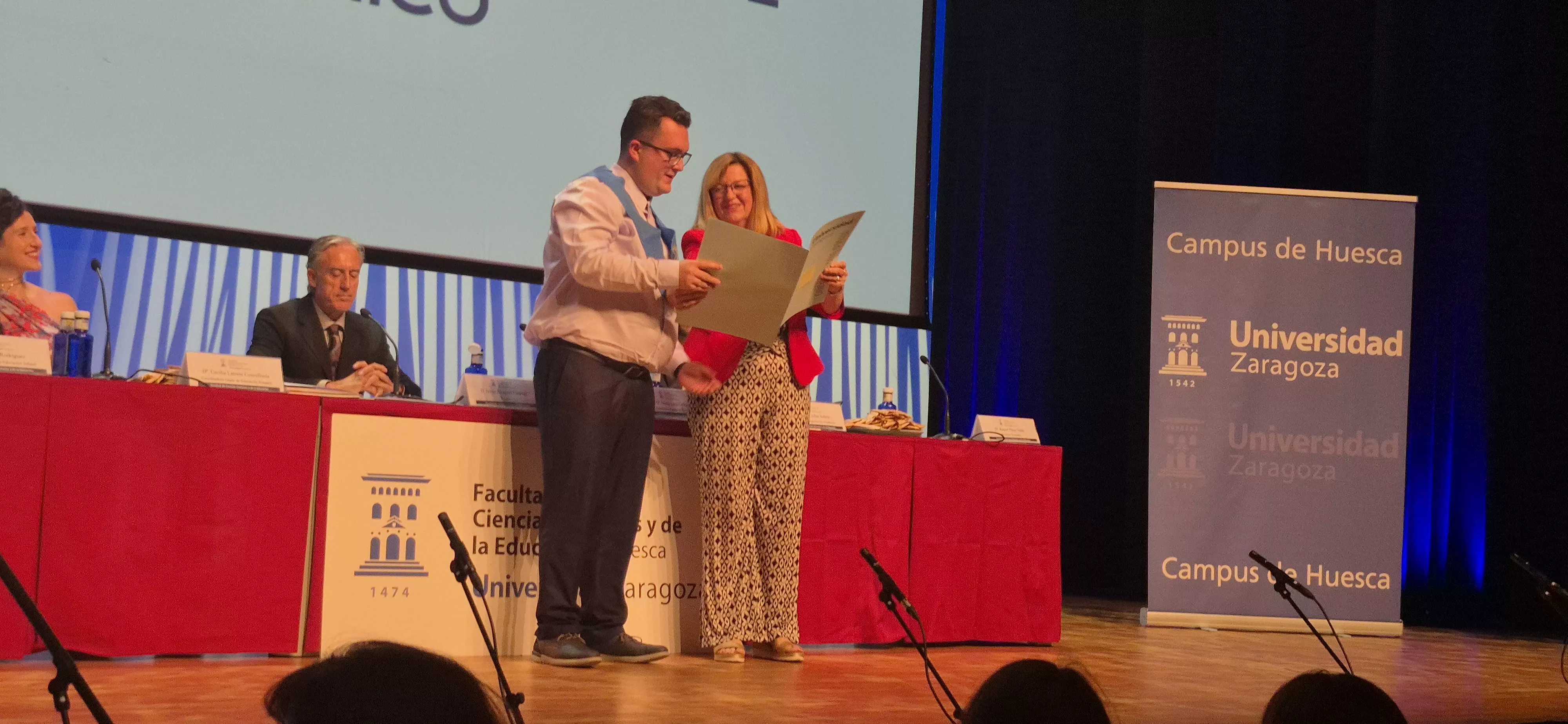 Graduación de más de 230 maestras y maestros en el Campus de Huesca. Foto Myriam Martínez