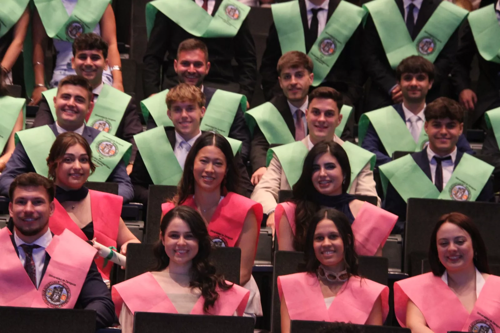 Acto de graduación de la Facultad de Ciencias de la Salud y del Deporte. Foto Carlos Neofato