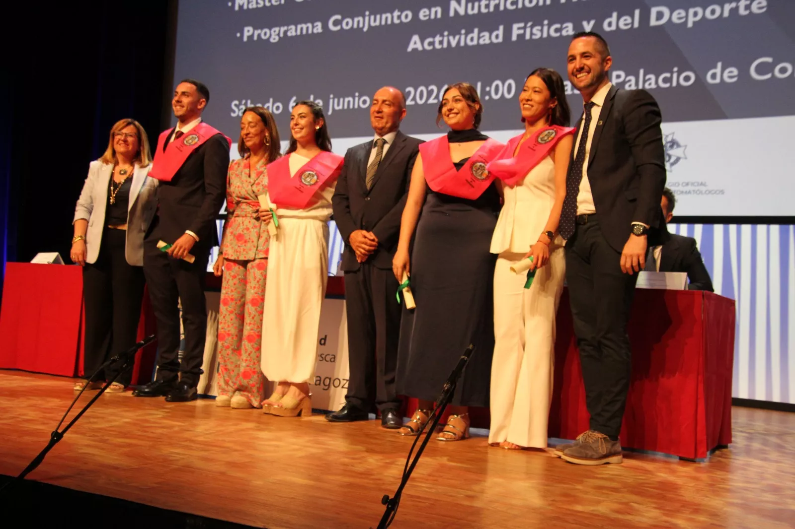 Acto de graduación de la Facultad de Ciencias de la Salud y del Deporte. Foto Carlos Neofato