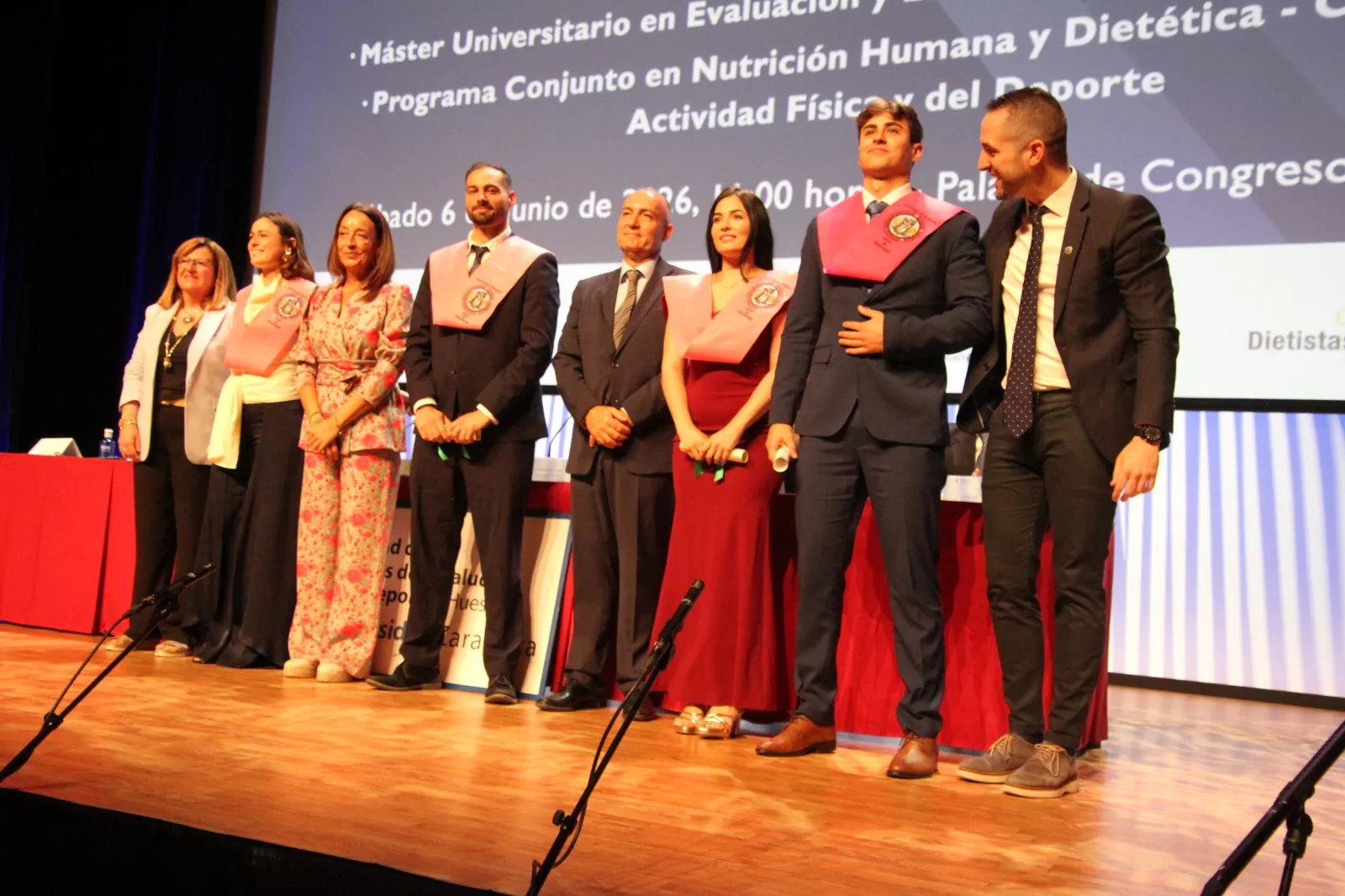 Acto de graduación de la Facultad de Ciencias de la Salud y del Deporte. Foto Carlos Neofato