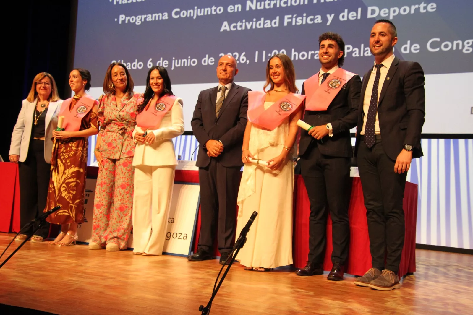Acto de graduación de la Facultad de Ciencias de la Salud y del Deporte. Foto Carlos Neofato