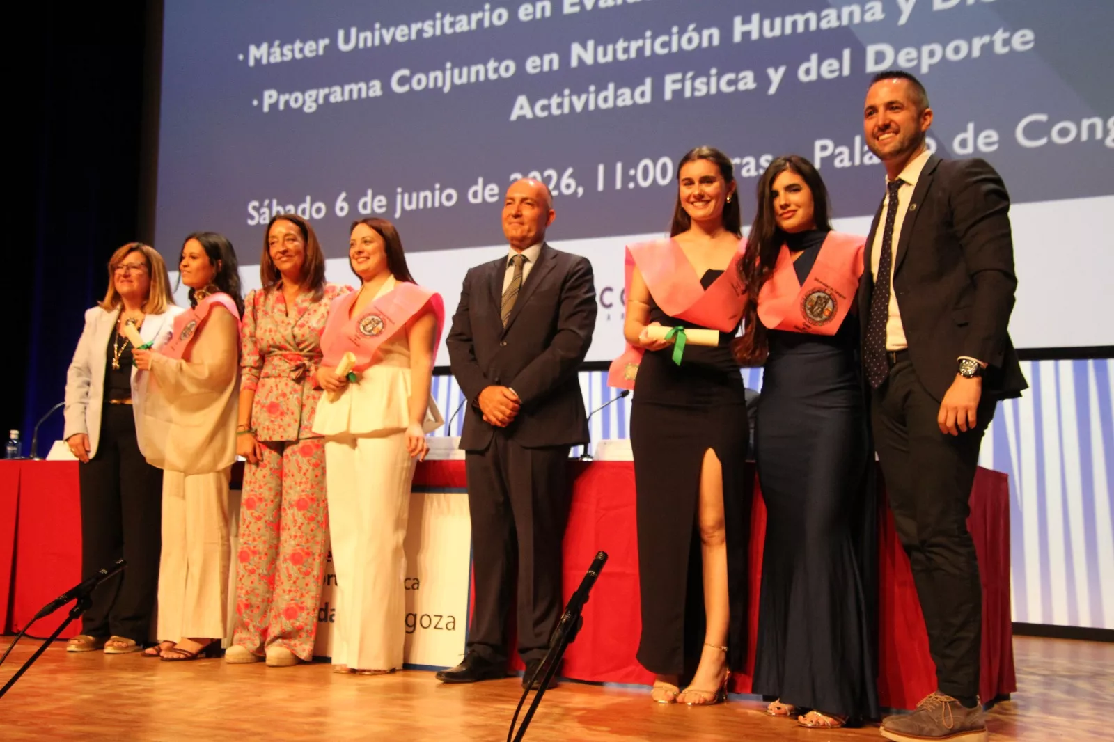 Acto de graduación de la Facultad de Ciencias de la Salud y del Deporte. Foto Carlos Neofato