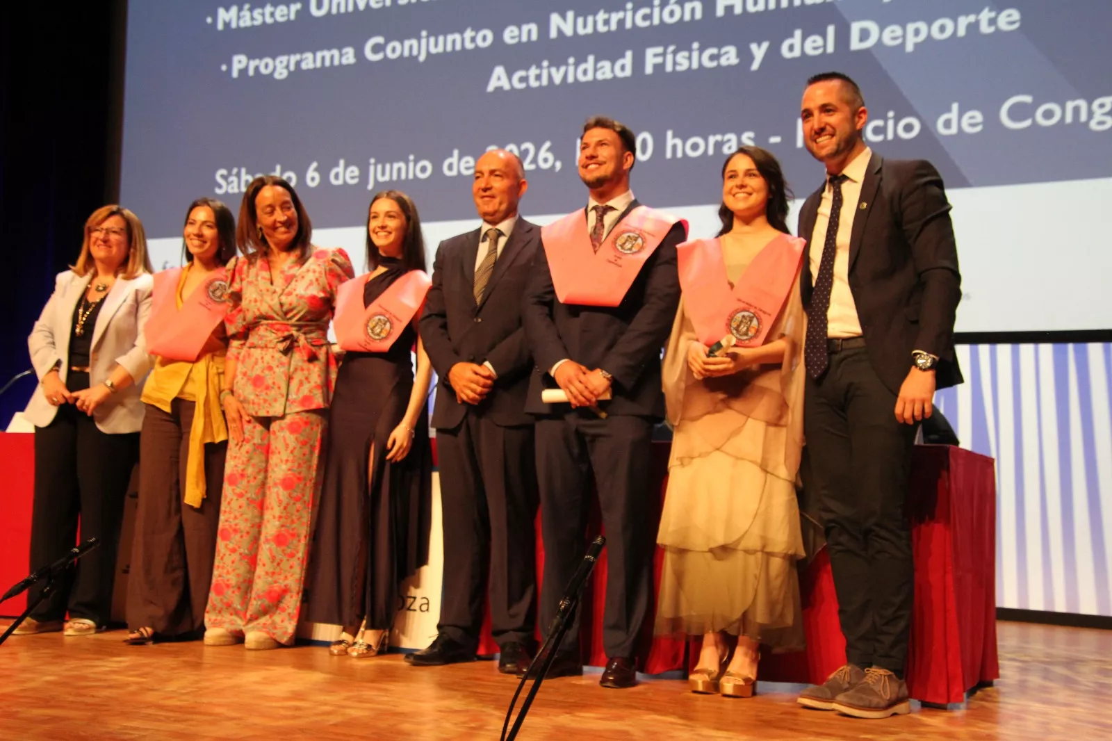 Acto de graduación de la Facultad de Ciencias de la Salud y del Deporte. Foto Carlos Neofato
