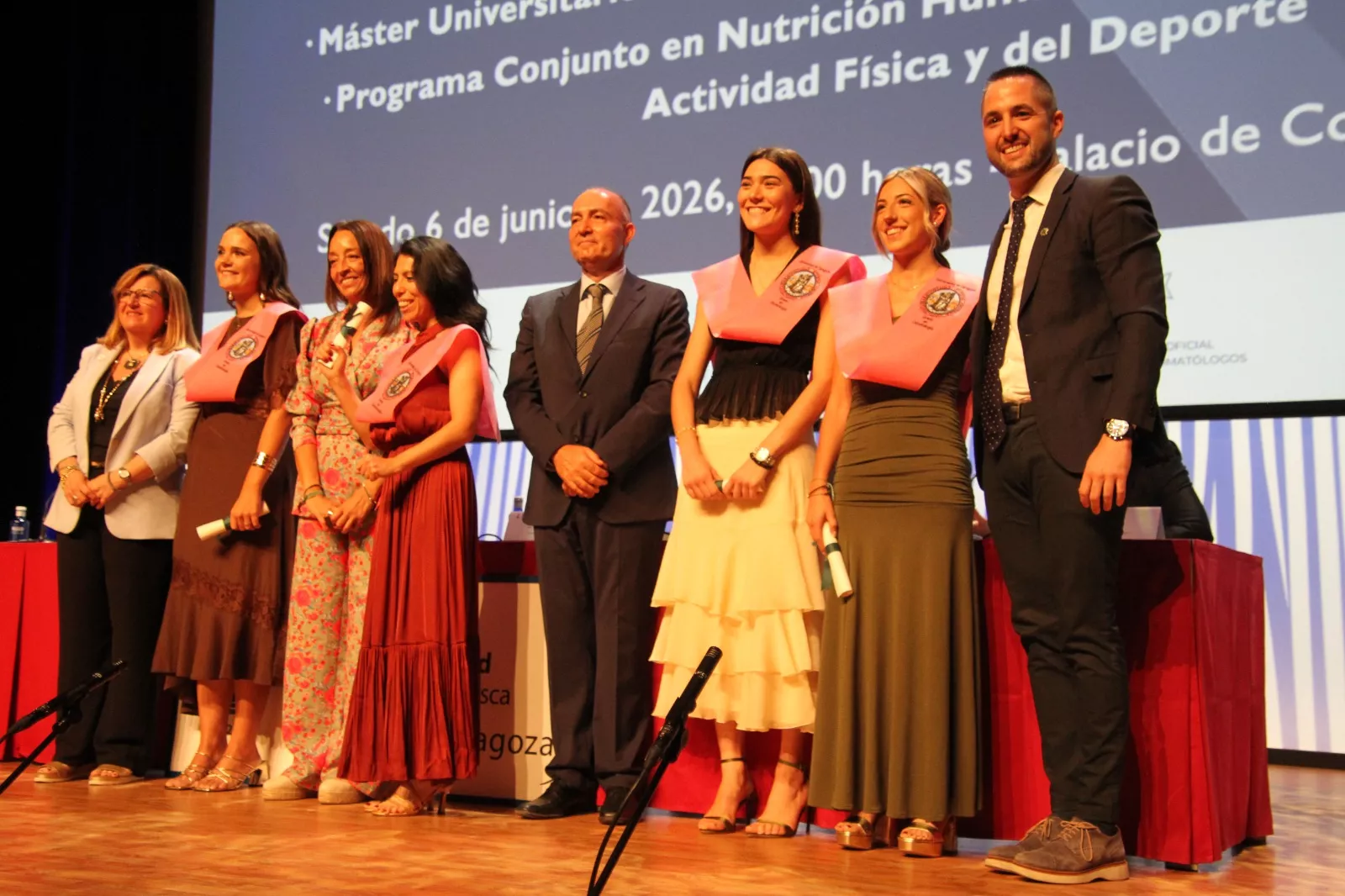Acto de graduación de la Facultad de Ciencias de la Salud y del Deporte. Foto Carlos Neofato