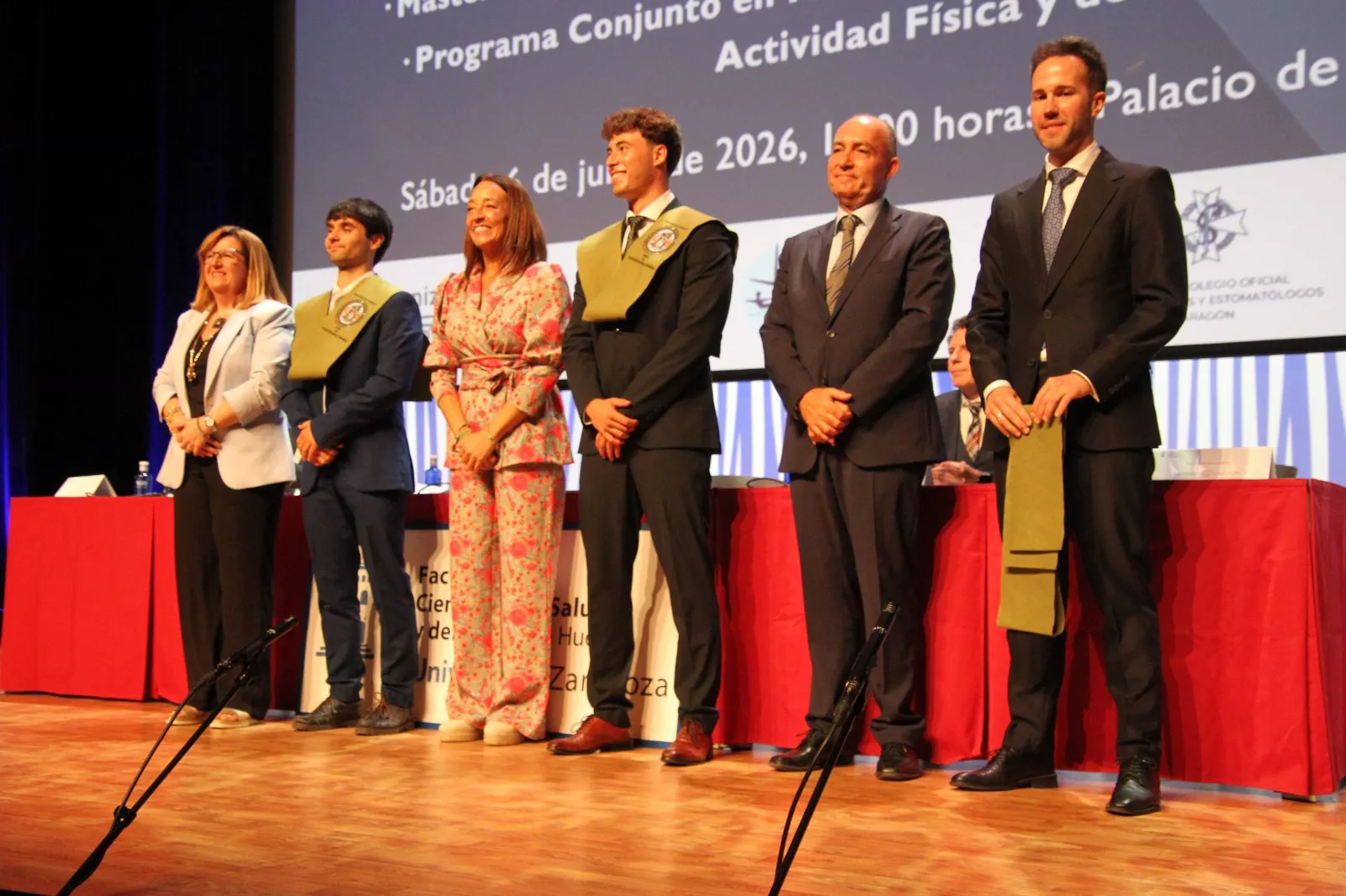 Acto de graduación de la Facultad de Ciencias de la Salud y del Deporte. Foto Carlos Neofato