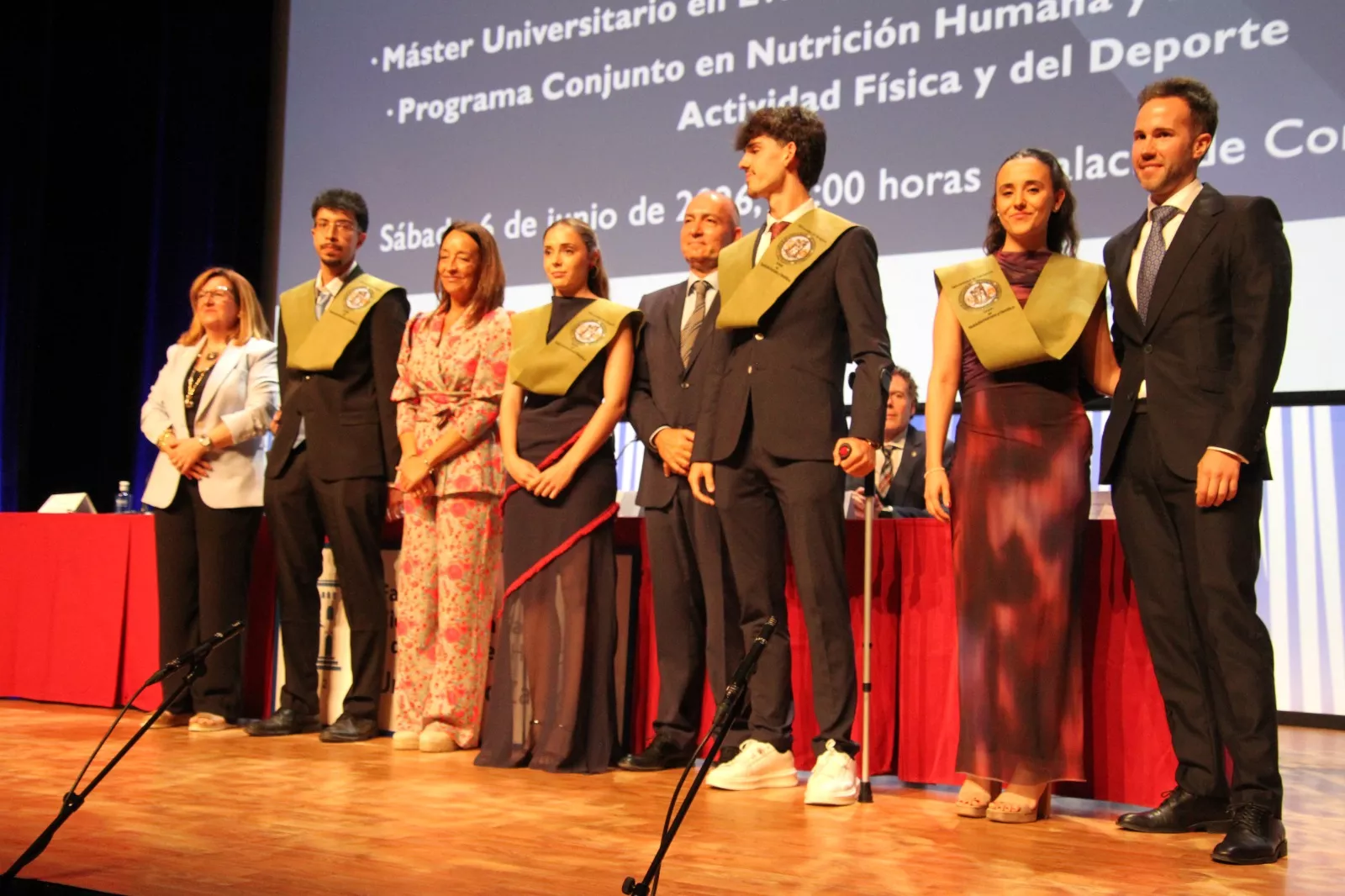 Acto de graduación de la Facultad de Ciencias de la Salud y del Deporte. Foto Carlos Neofato