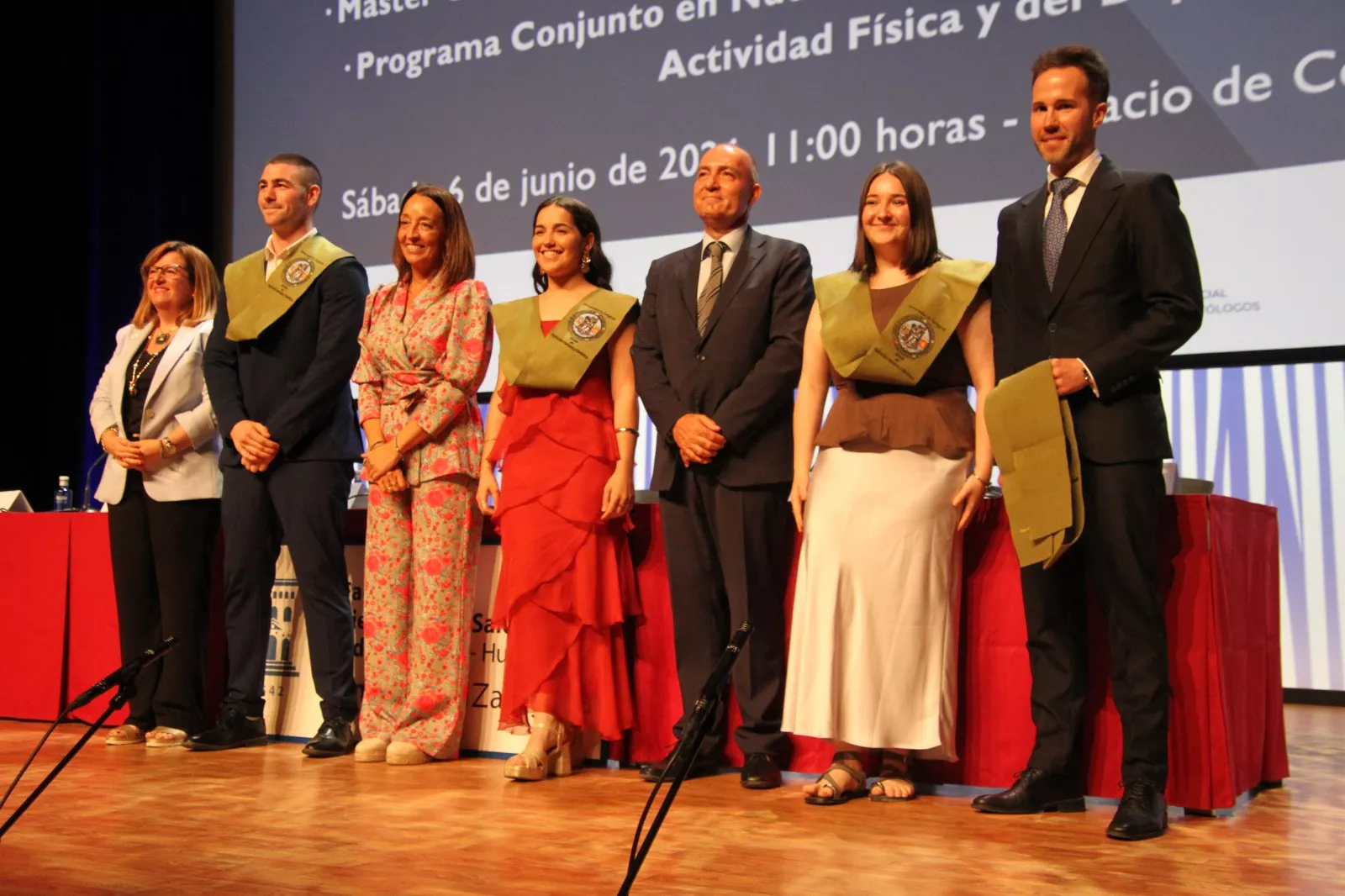 Acto de graduación de la Facultad de Ciencias de la Salud y del Deporte. Foto Carlos Neofato