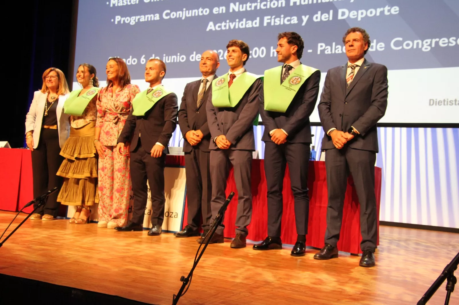 Acto de graduación de la Facultad de Ciencias de la Salud y del Deporte. Foto Carlos Neofato