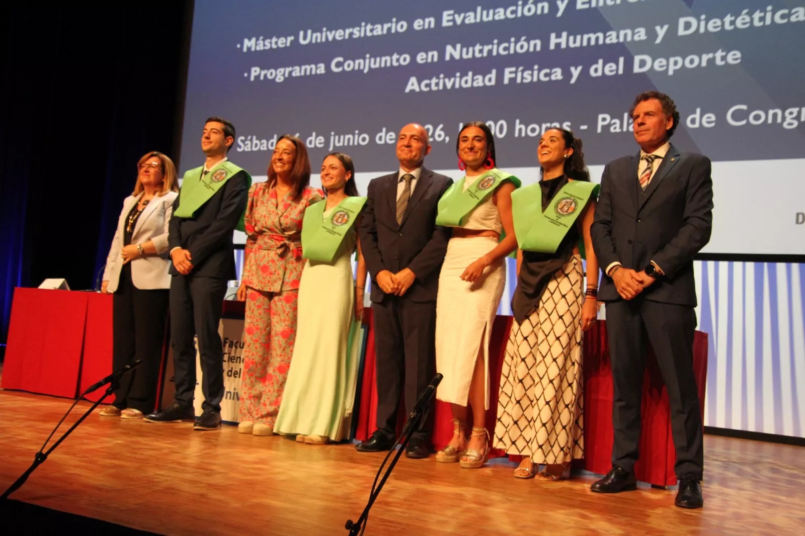 Acto de graduación de la Facultad de Ciencias de la Salud y del Deporte. Foto Carlos Neofato