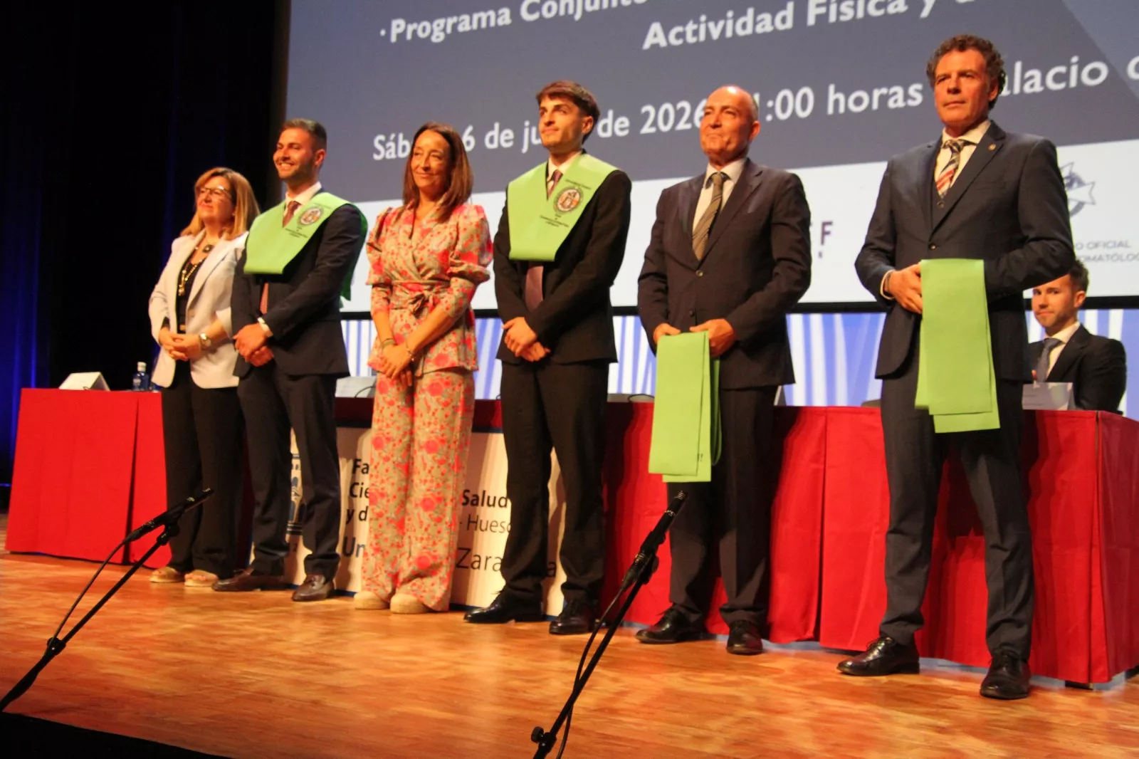 Acto de graduación de la Facultad de Ciencias de la Salud y del Deporte. Foto Carlos Neofato