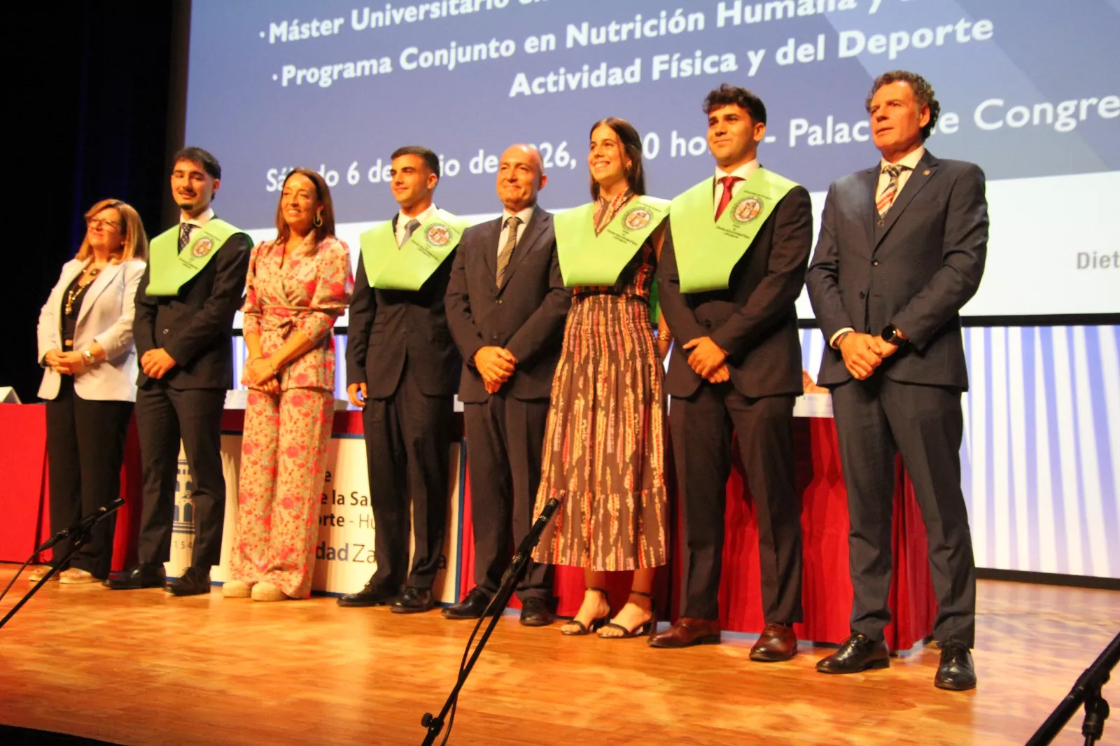 Acto de graduación de la Facultad de Ciencias de la Salud y del Deporte. Foto Carlos Neofato