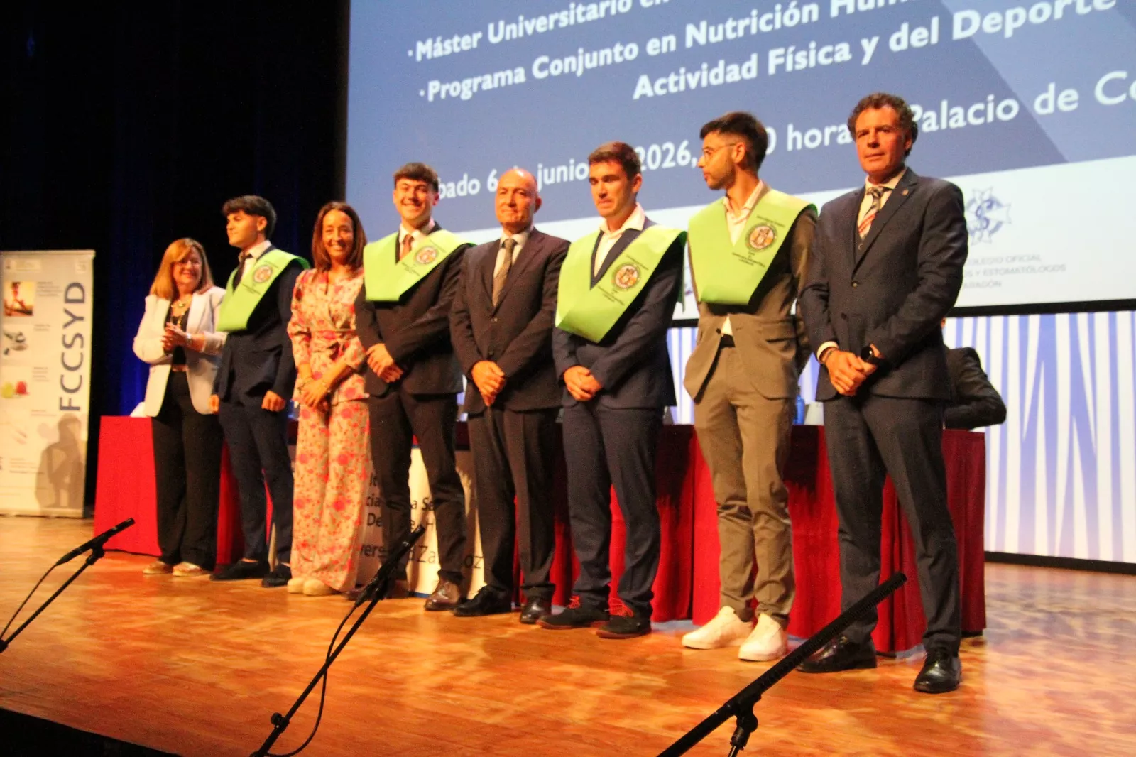 Acto de graduación de la Facultad de Ciencias de la Salud y del Deporte. Foto Carlos Neofato