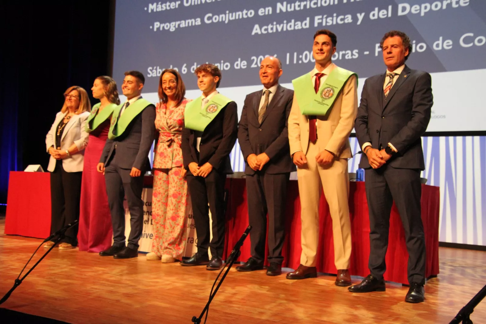 Acto de graduación de la Facultad de Ciencias de la Salud y del Deporte. Foto Carlos Neofato