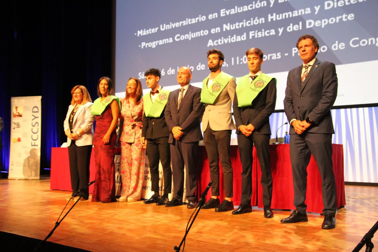 Acto de graduación de la Facultad de Ciencias de la Salud y del Deporte. Foto Carlos Neofato