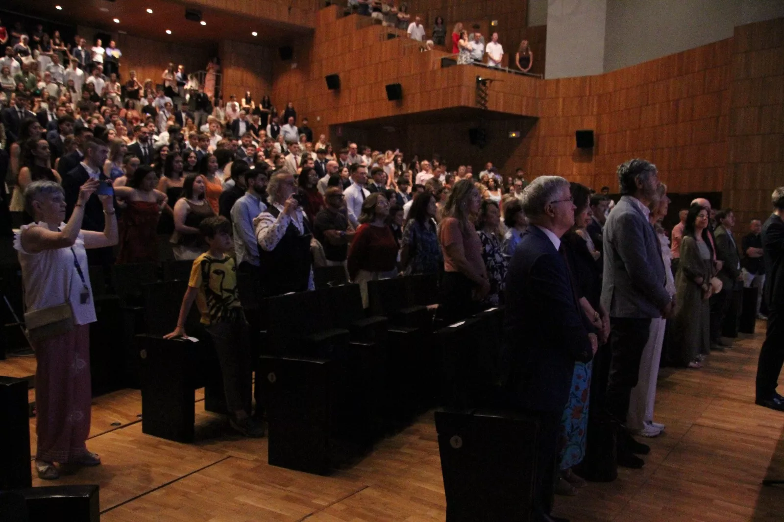 Acto de graduación de la Facultad de Ciencias de la Salud y del Deporte. Foto Carlos Neofato