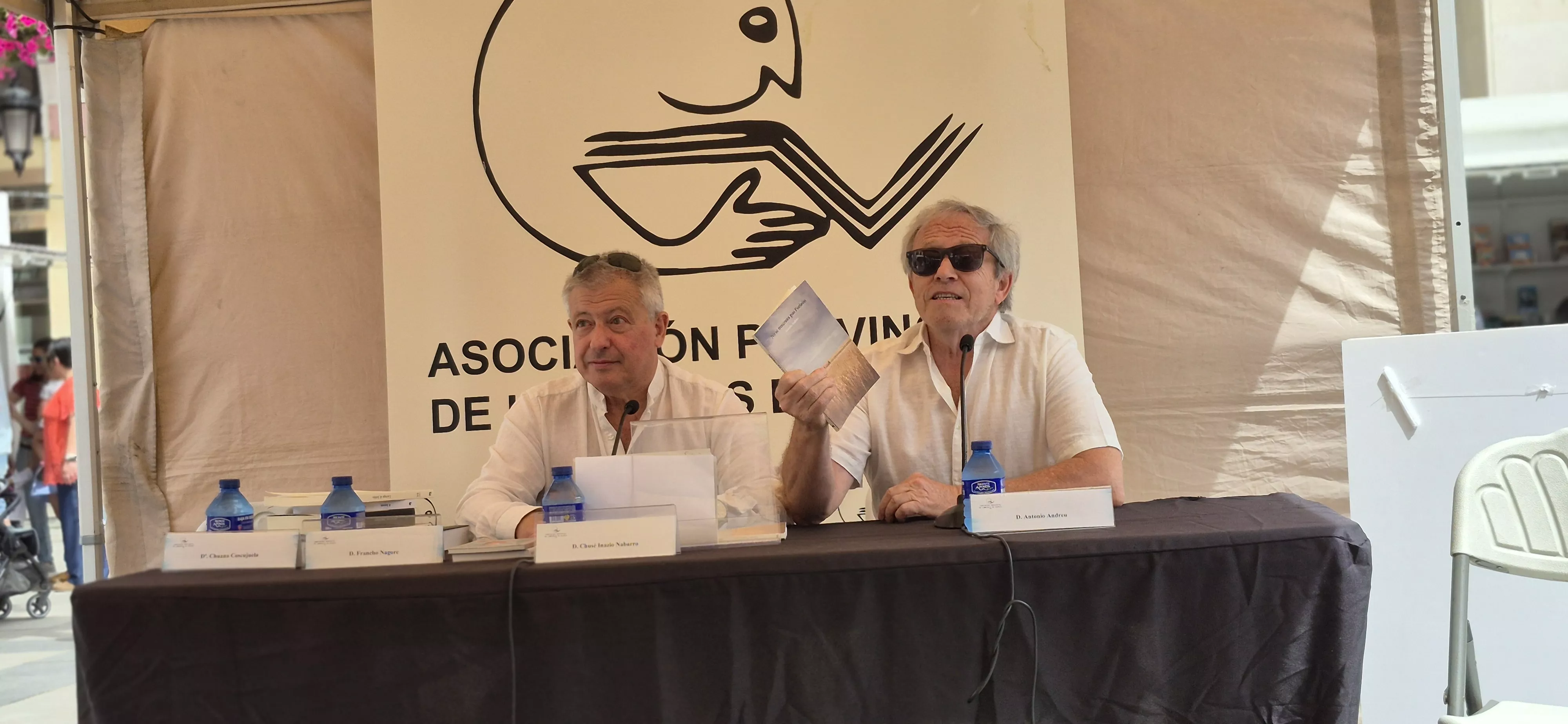 Chusé Inazio Nabarro y Antonio Andreu. Foto Myriam Martínez