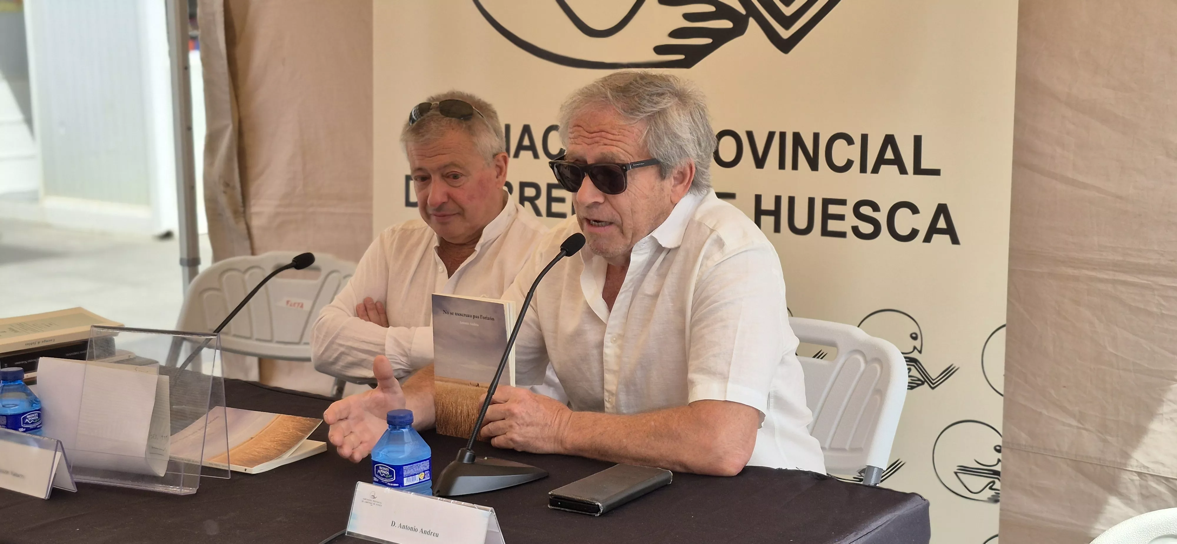 Chusé Inazio Nabarro y Antonio Andreu. Foto Myriam Martínez
