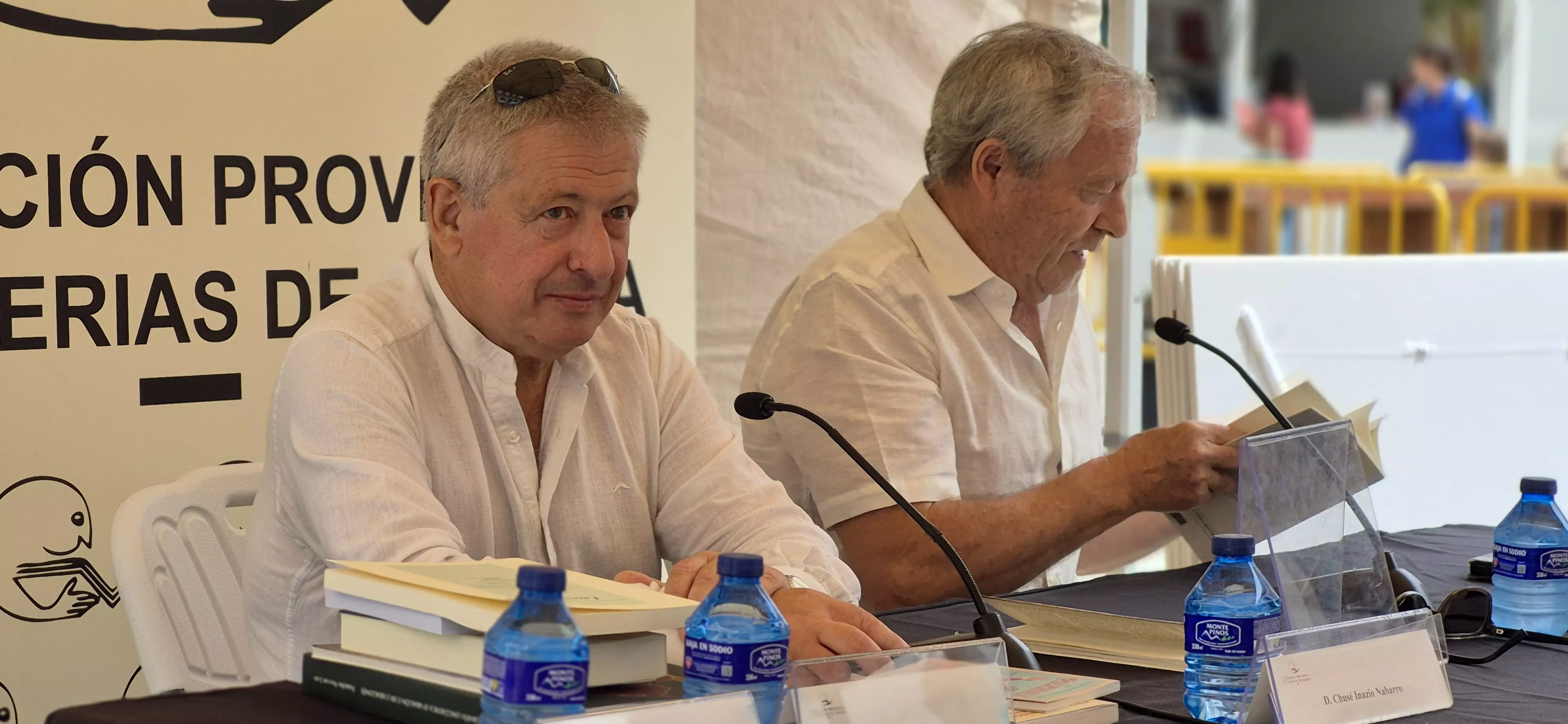 Chusé Inazio Nabarro y Antonio Andreu. Foto Myriam Martínez