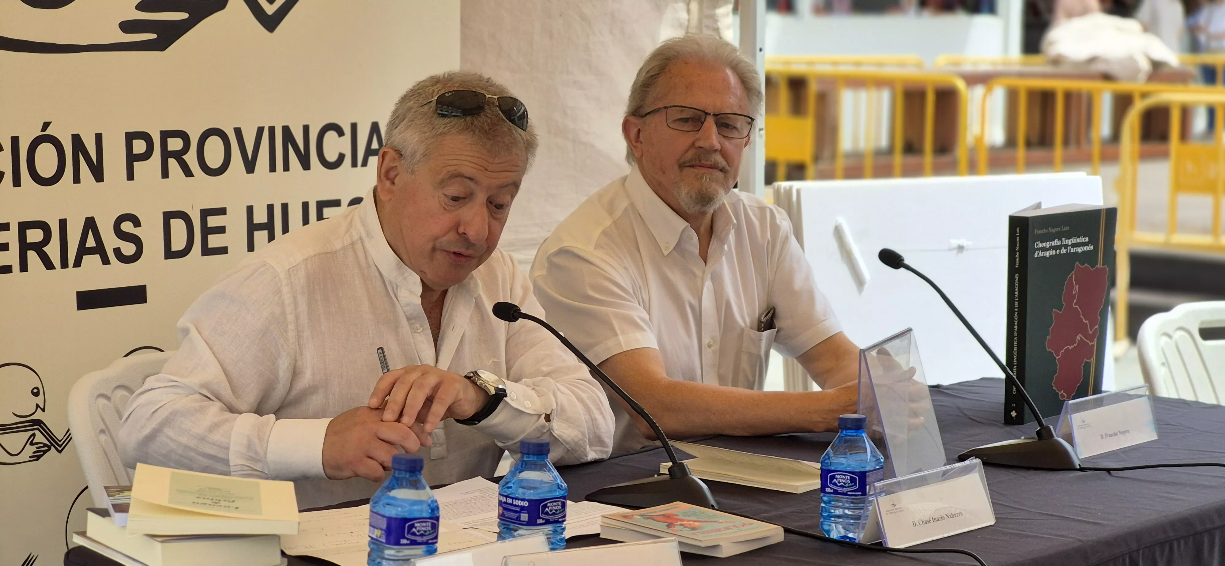 Chusé Inazio Nabarro y Francho Nagore. Foto Myriam Martínez