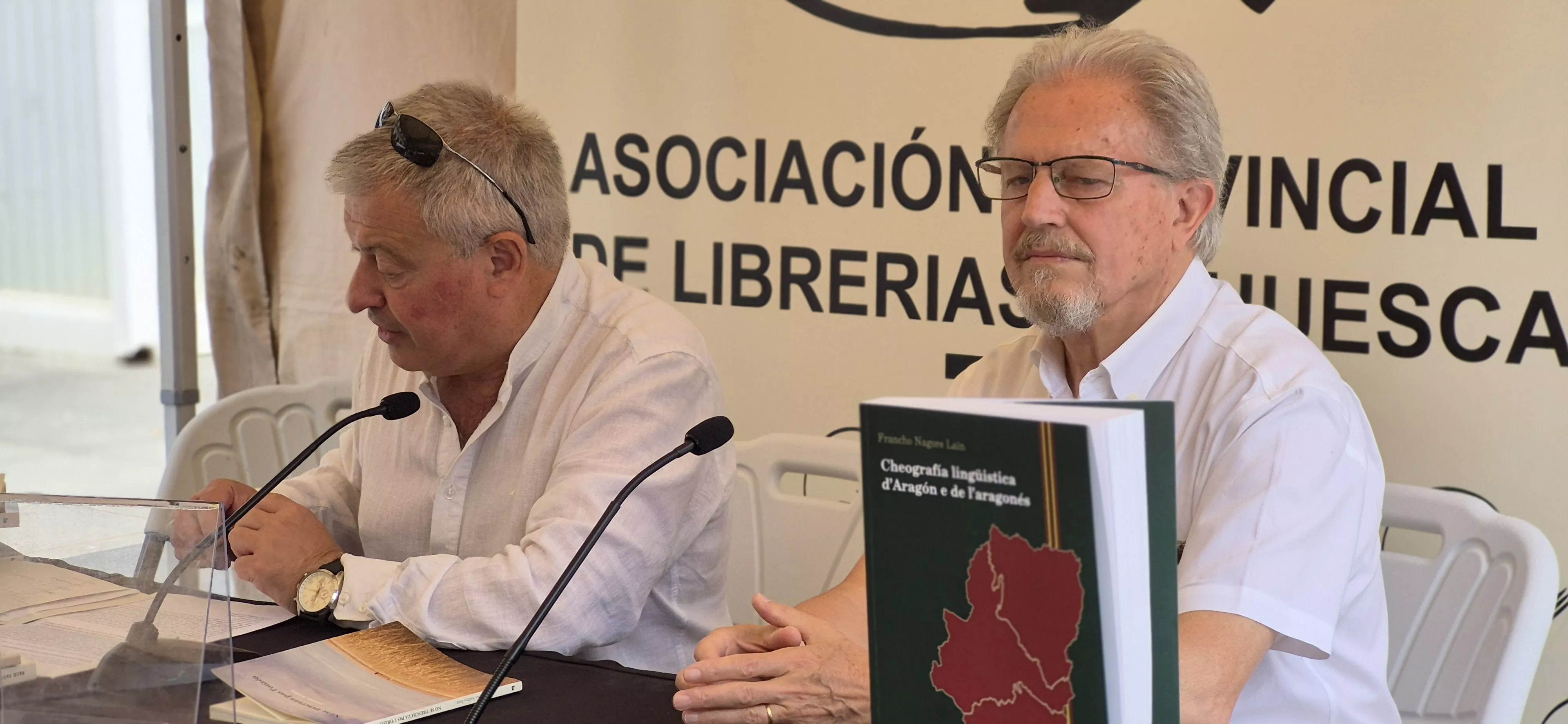 Chusé Inazio Nabarro y Francho Nagore. Foto Myriam Martínez