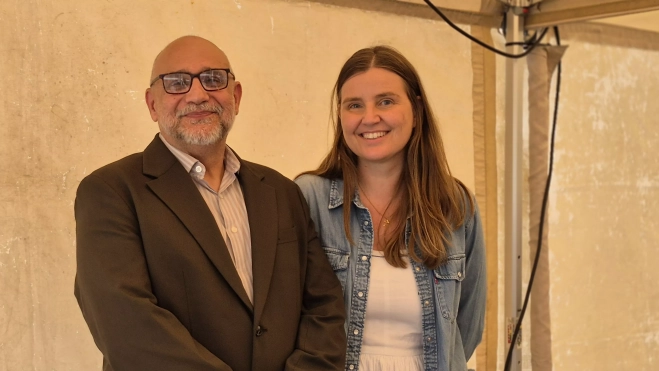 Rafael Romero y Marta Borraz. Foto Myriam Martínez Rafael Romero y Marta Borraz. Foto Myriam Martínez