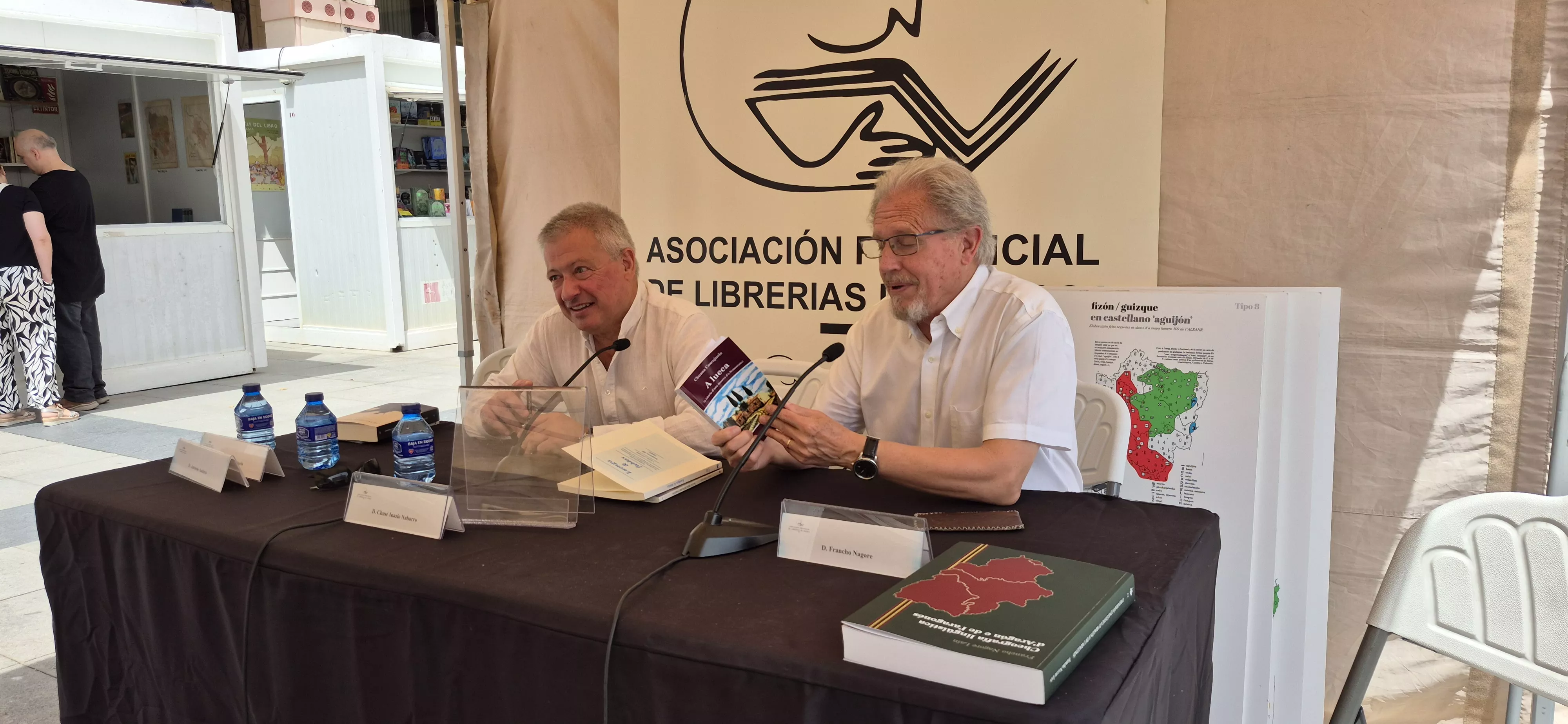 Chusé Inazio Nabarro y Francho Nagore. Foto Myriam Martínez