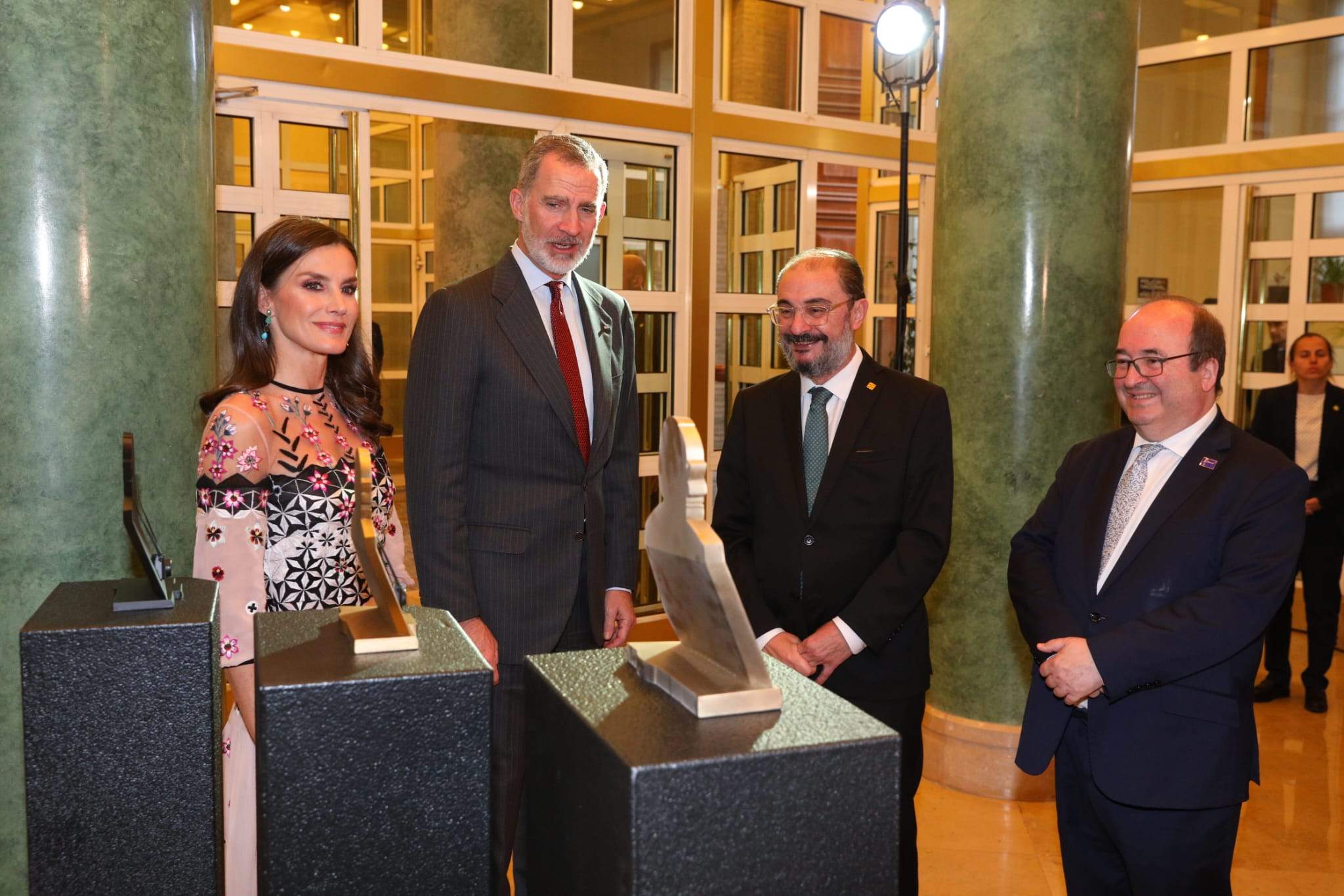 Los Reyes, Javier Lambán y Miquel Iceta Los Reyes, Javier Lambán y Miquel Iceta