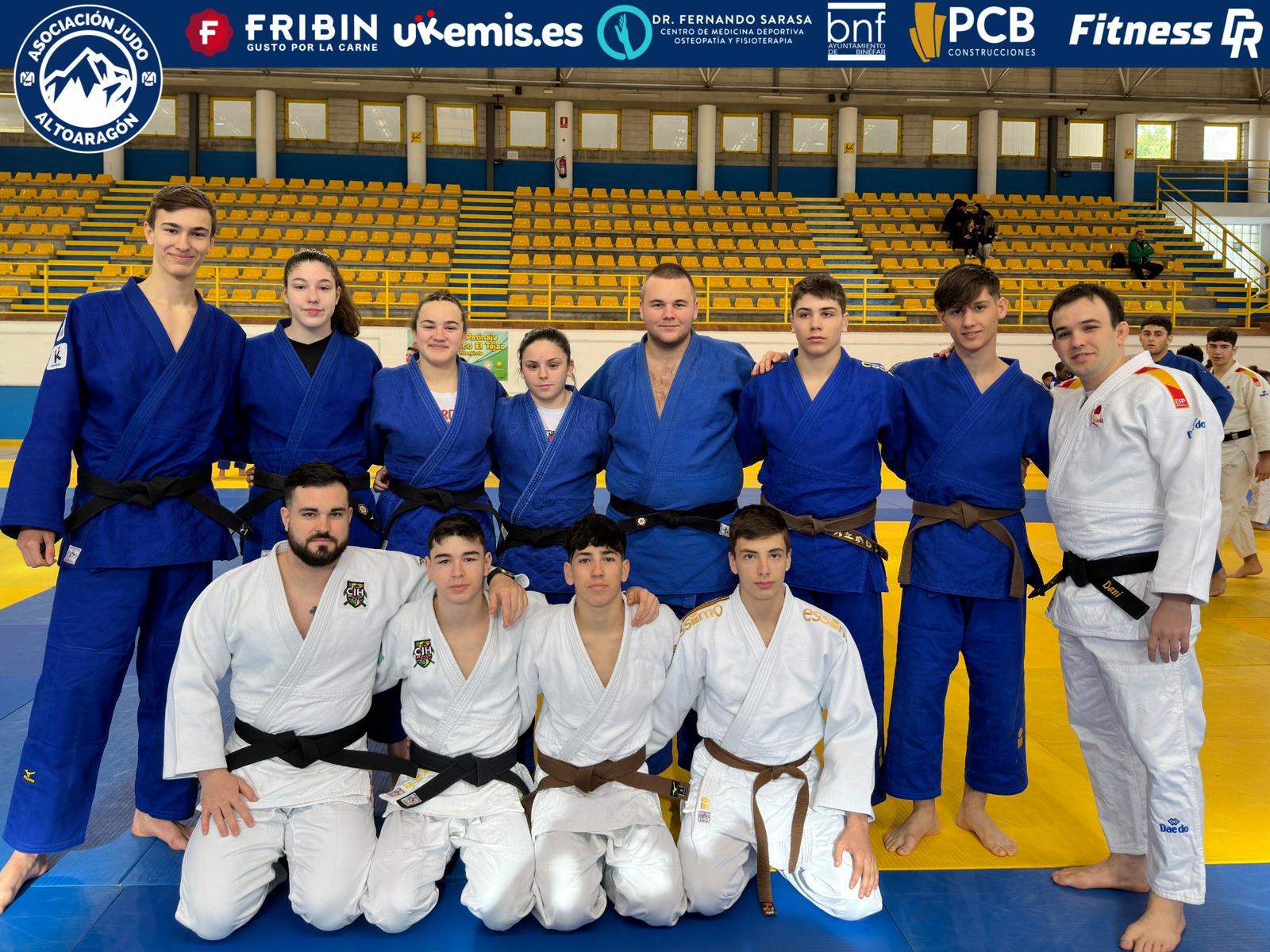 CADETES ASOCIACION DE JUDO ALTOARAGON EN FUENGIROLA